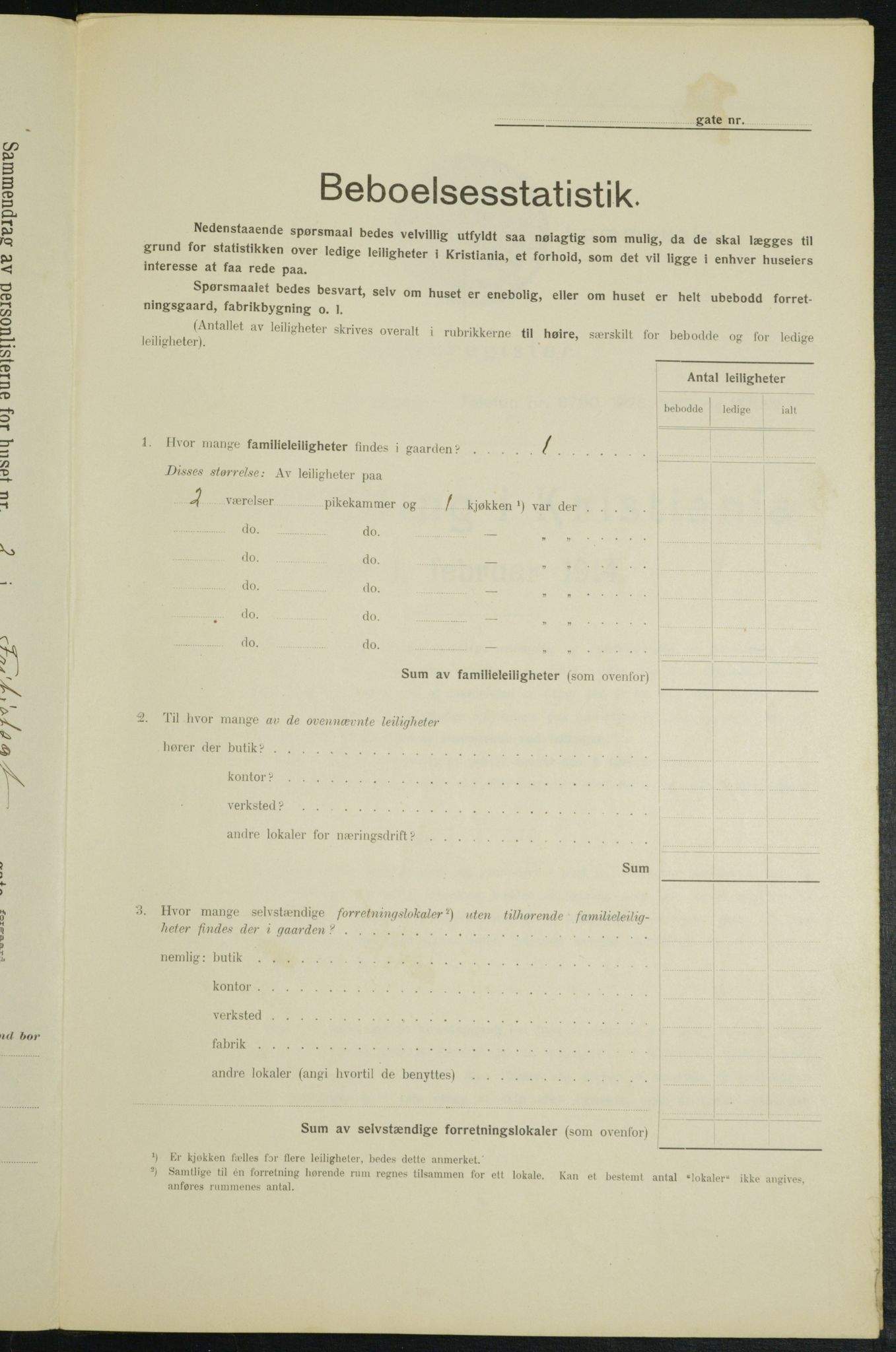 OBA, Municipal Census 1914 for Kristiania, 1914, p. 27012