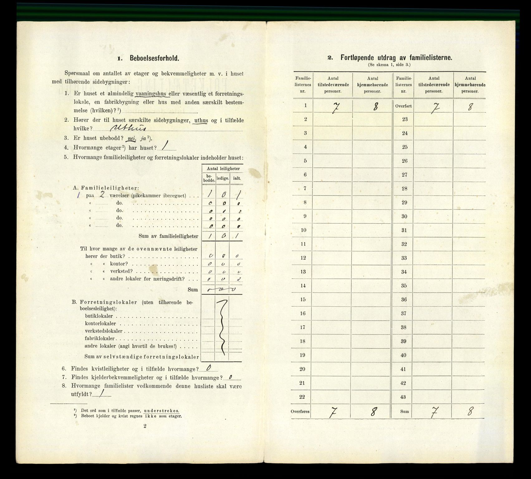 RA, 1910 census for Svelvik, 1910, p. 485