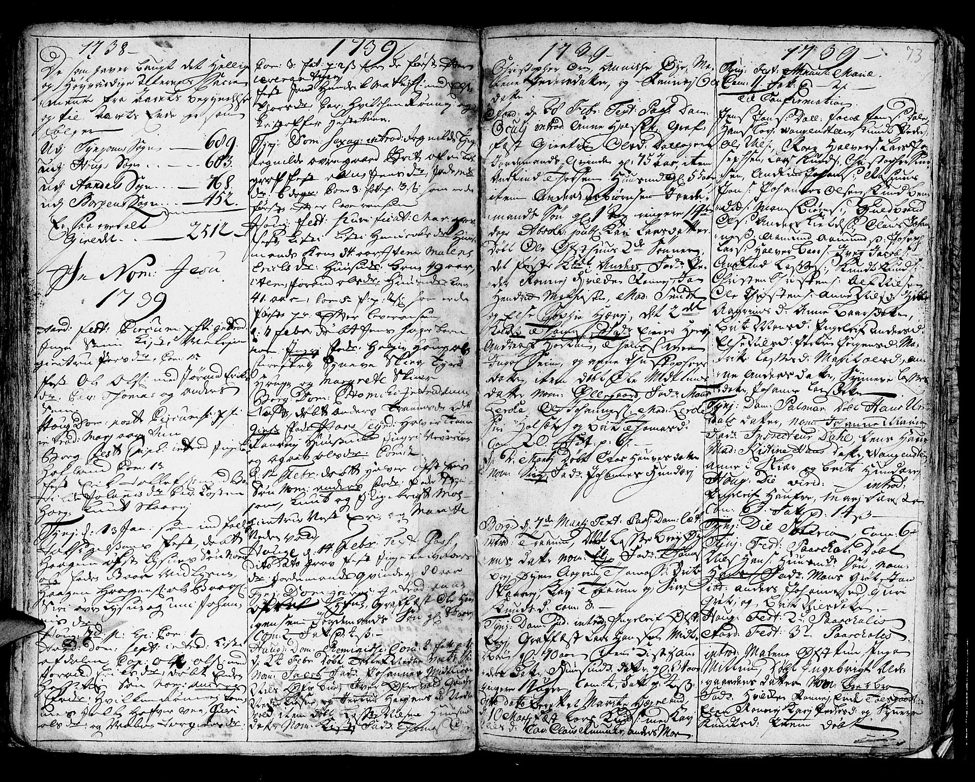 Lærdal sokneprestembete, SAB/A-81201: Parish register (official) no. A 1, 1711-1752, p. 73