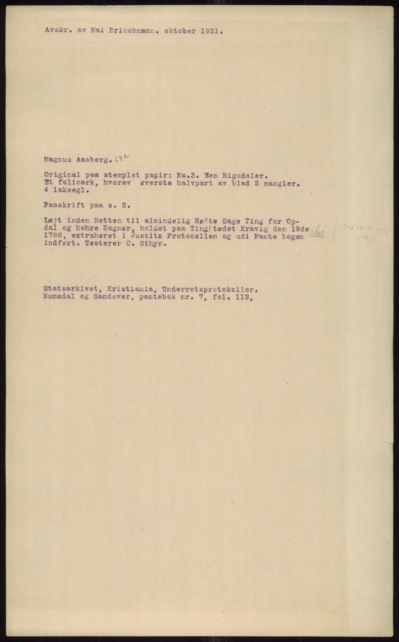 Samlinger til kildeutgivelse, Diplomavskriftsamlingen, AV/RA-EA-4053/H/Ha, p. 1340