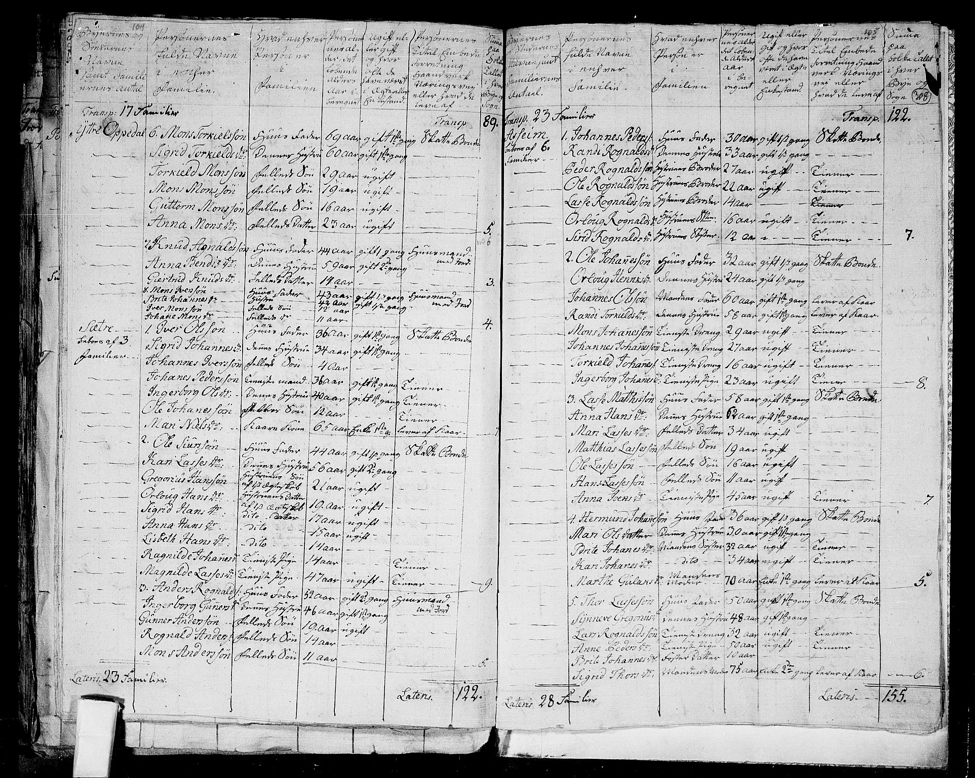 RA, 1801 census for 1411P Eivindvik, 1801, p. 307b-308a