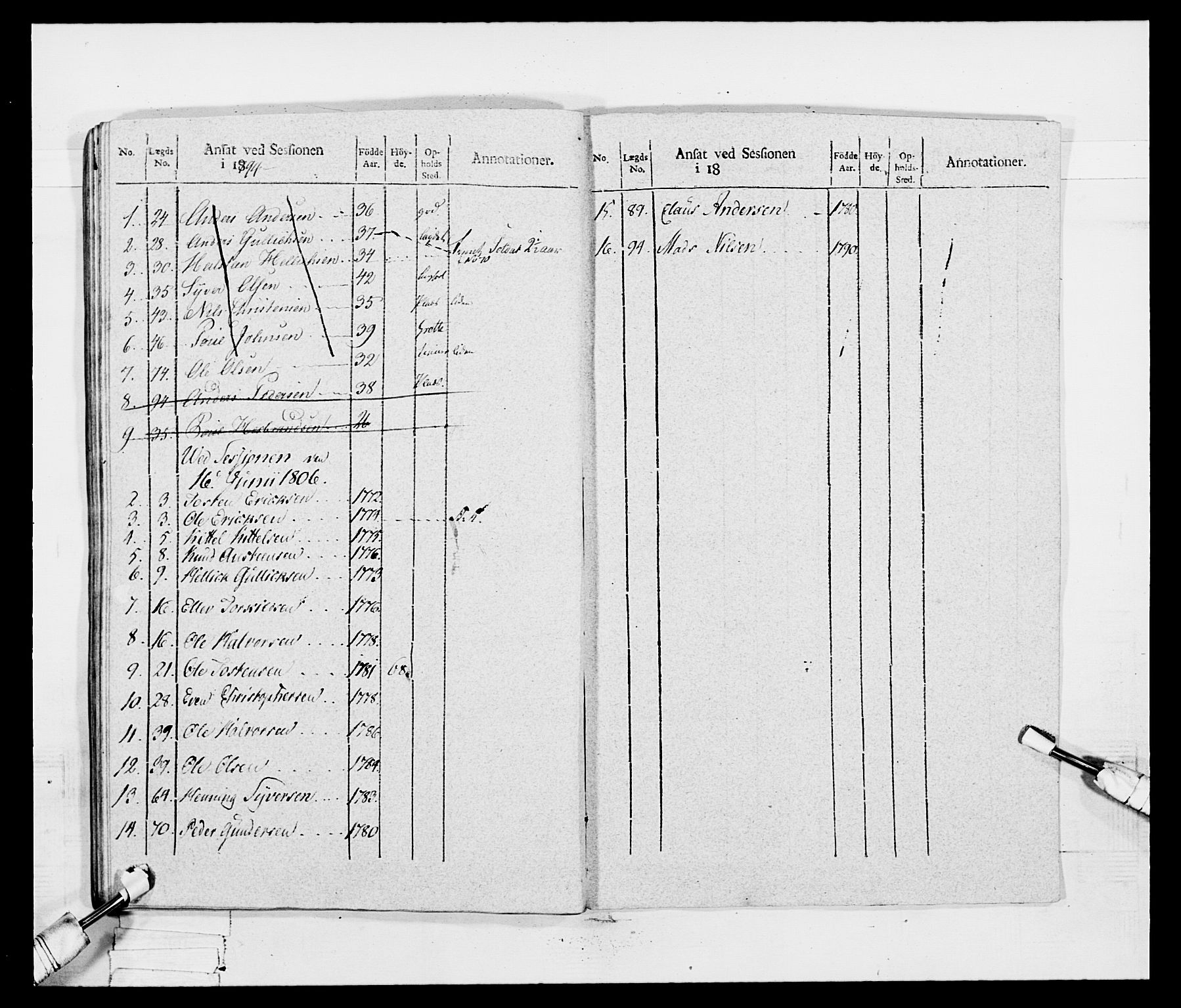 Generalitets- og kommissariatskollegiet, Det kongelige norske kommissariatskollegium, RA/EA-5420/E/Eh/L0047: 2. Akershusiske nasjonale infanteriregiment, 1791-1810, p. 401