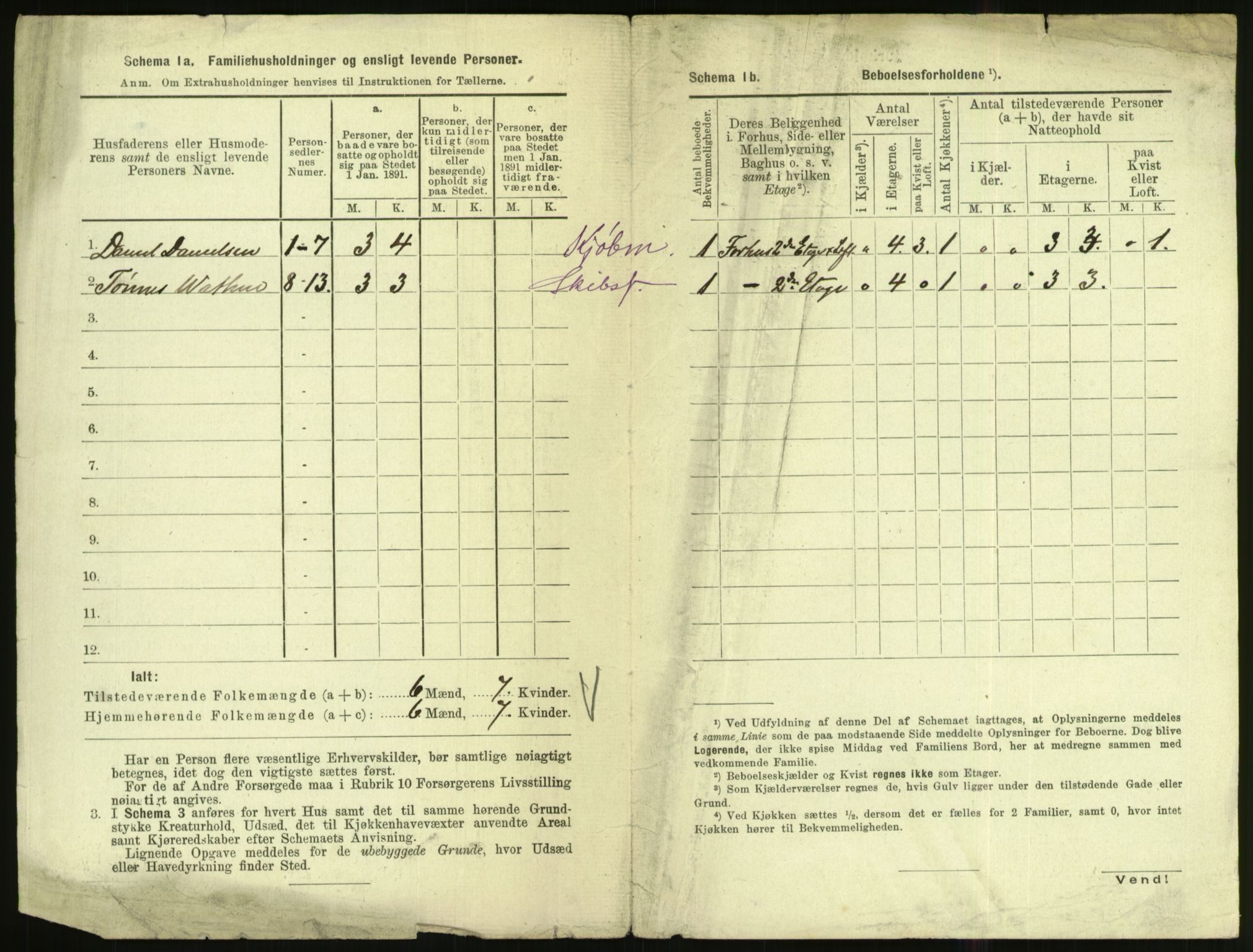 RA, 1891 census for 1002 Mandal, 1891, p. 446