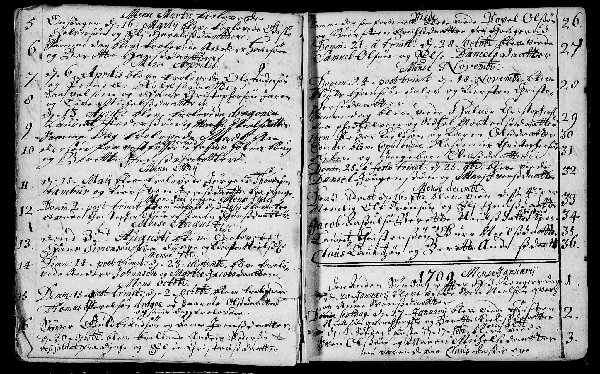 Eiker kirkebøker, AV/SAKO-A-4/F/Fa/L0005: Parish register (official) no. I 5 /1, 1705-1759