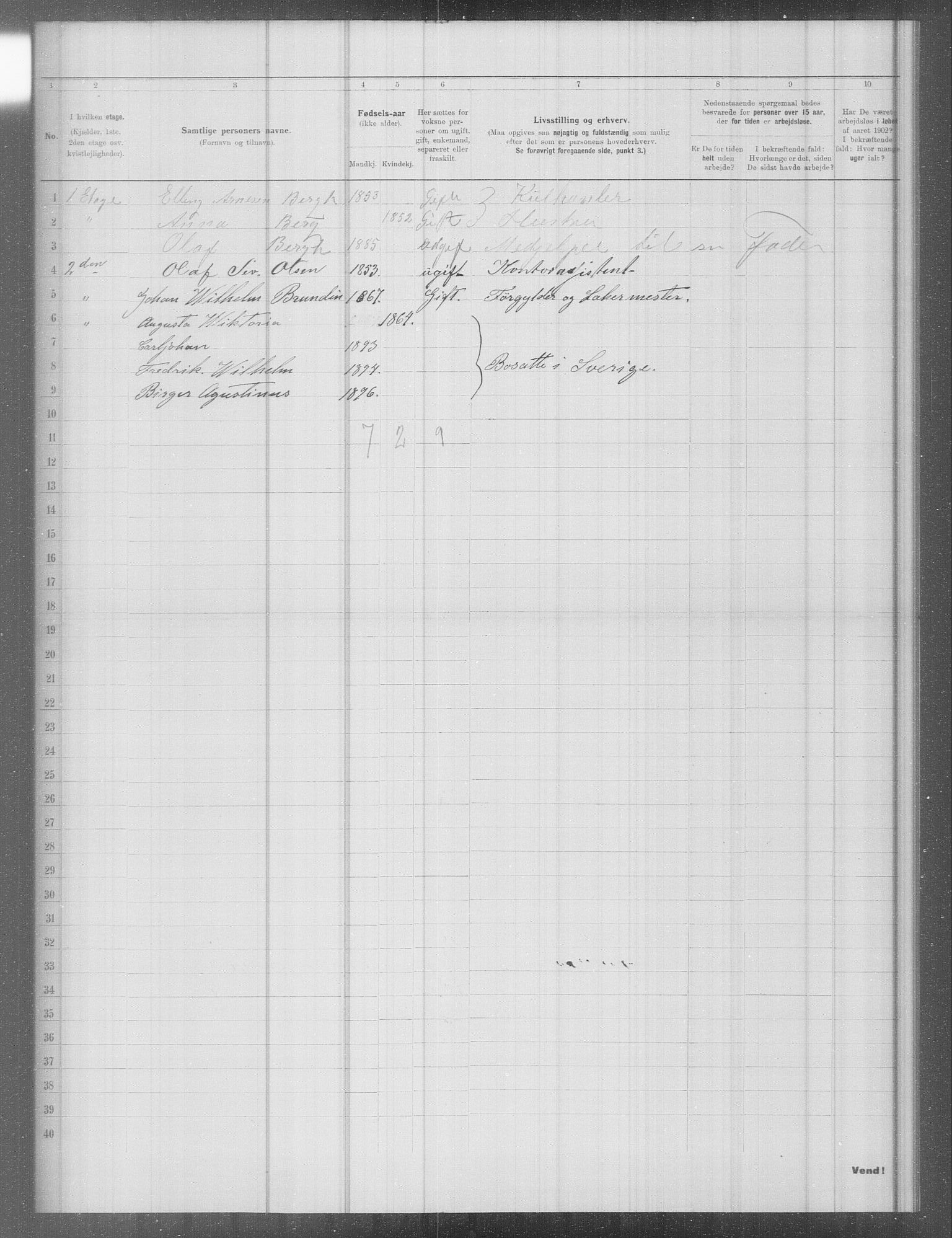 OBA, Municipal Census 1902 for Kristiania, 1902, p. 10283