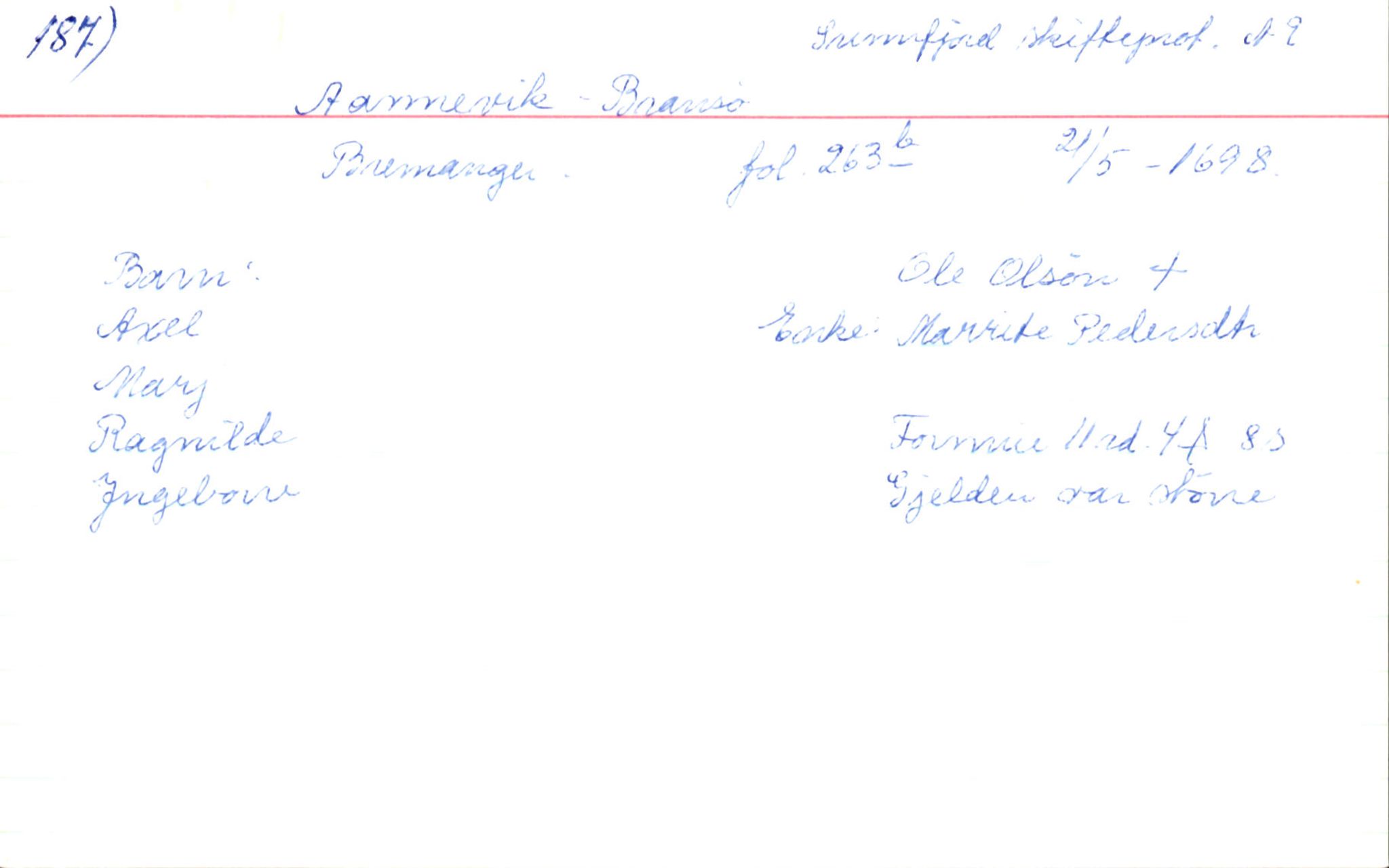 Skiftekort ved Statsarkivet i Bergen, SAB/SKIFTEKORT/003/L0002: Skifteprotokoll nr. 2, 1687-1708, p. 404