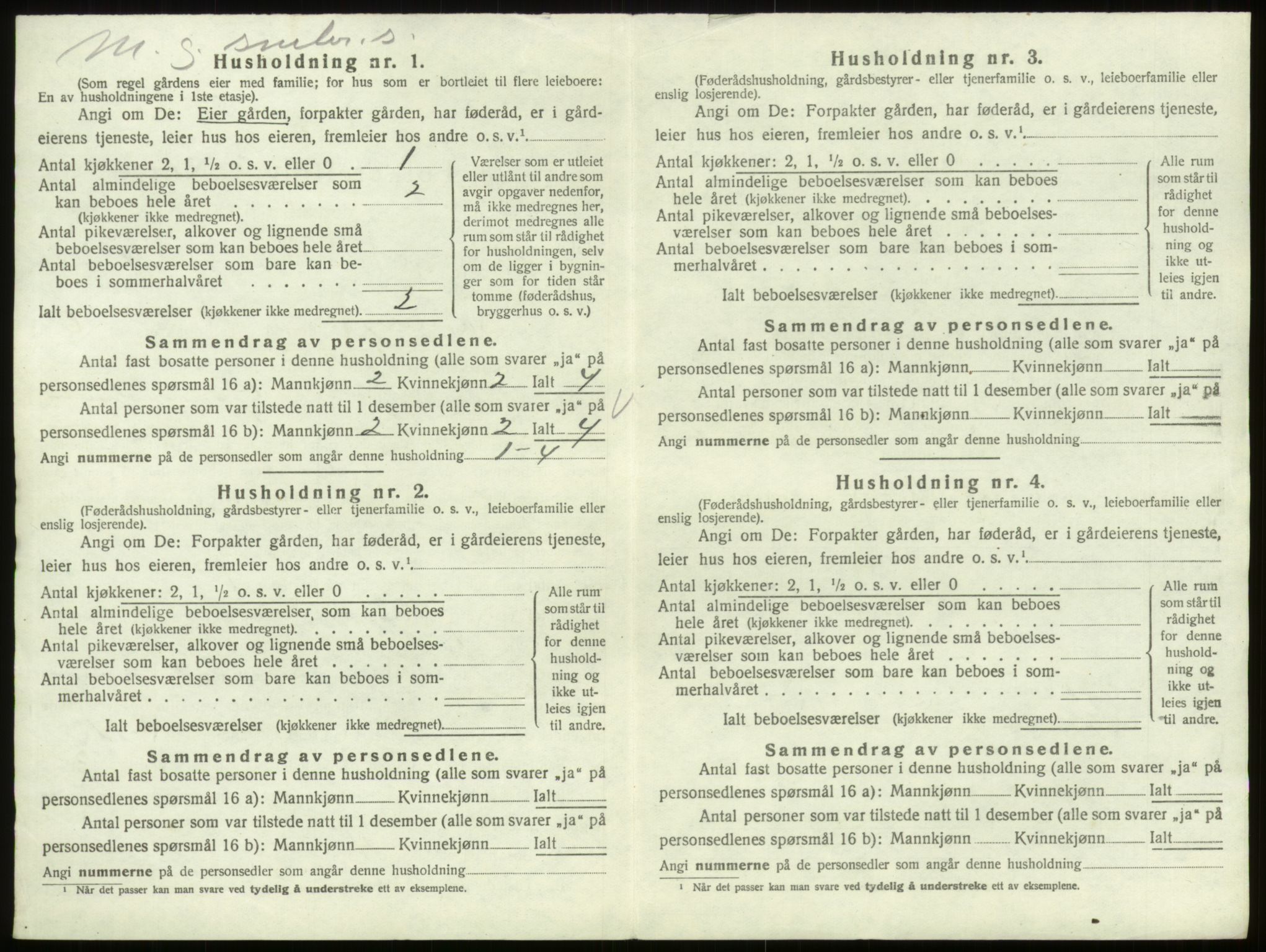 SAO, 1920 census for Skjeberg, 1920, p. 891