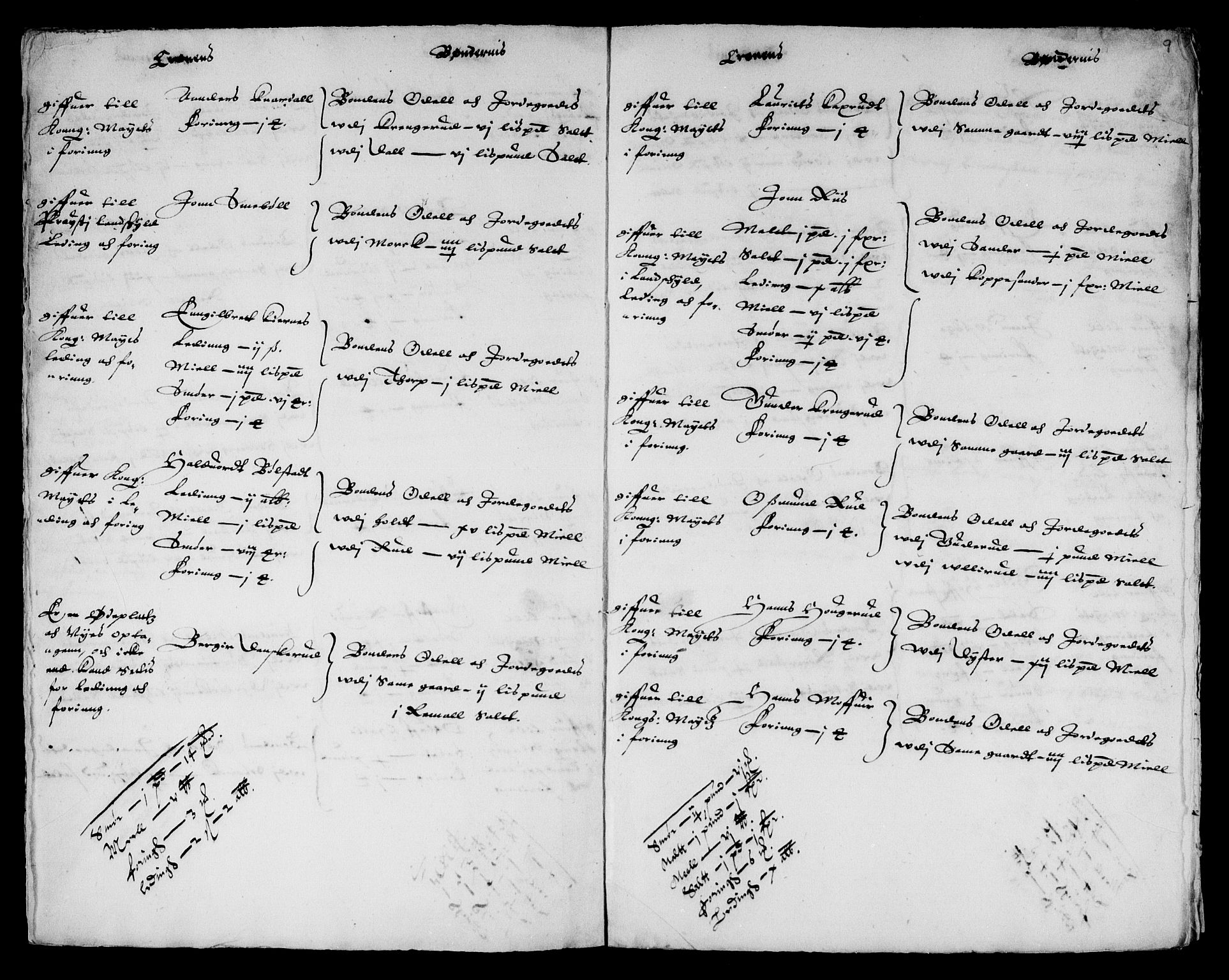 Danske Kanselli, Skapsaker, AV/RA-EA-4061/F/L0039: Skap 9, pakke 351A, litra A-L, 1615, p. 101