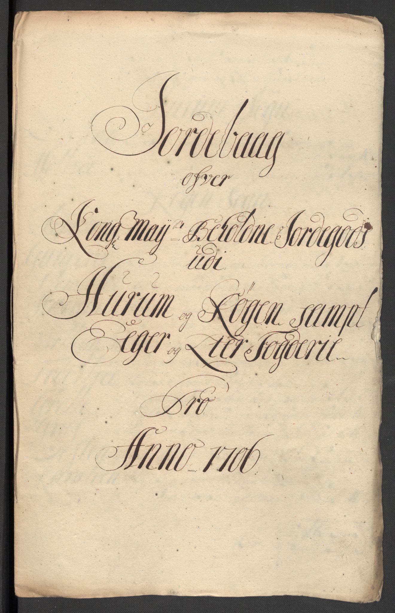Rentekammeret inntil 1814, Reviderte regnskaper, Fogderegnskap, RA/EA-4092/R30/L1701: Fogderegnskap Hurum, Røyken, Eiker og Lier, 1706-1707, p. 18