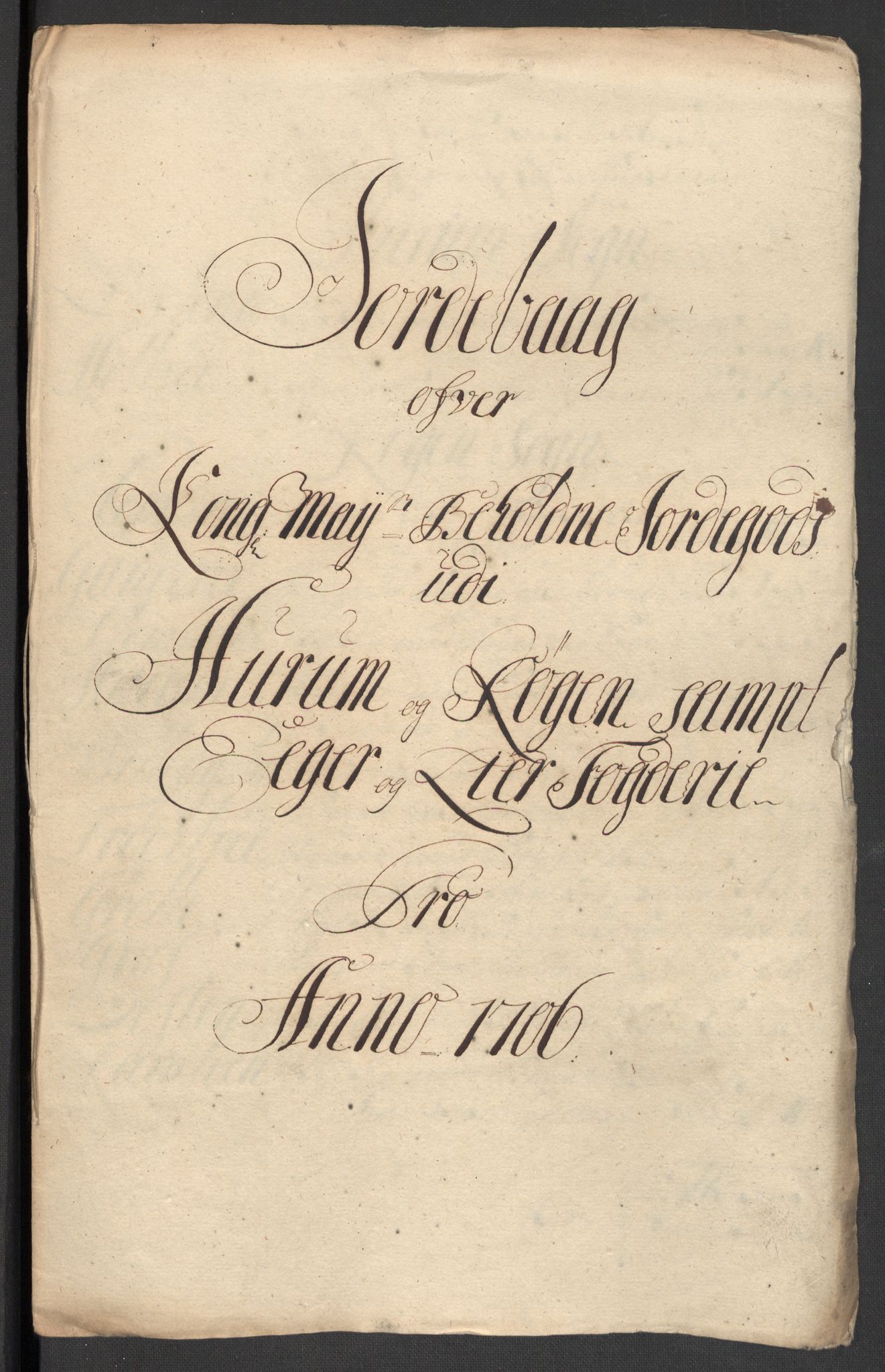 Rentekammeret inntil 1814, Reviderte regnskaper, Fogderegnskap, AV/RA-EA-4092/R30/L1701: Fogderegnskap Hurum, Røyken, Eiker og Lier, 1706-1707, p. 18