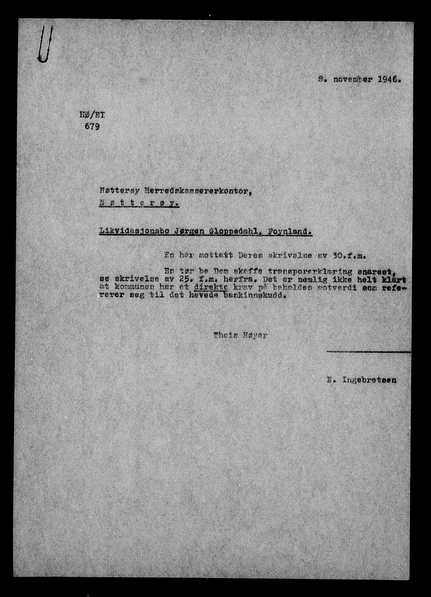 Justisdepartementet, Tilbakeføringskontoret for inndratte formuer, AV/RA-S-1564/H/Hc/Hcd/L0995: --, 1945-1947, p. 790
