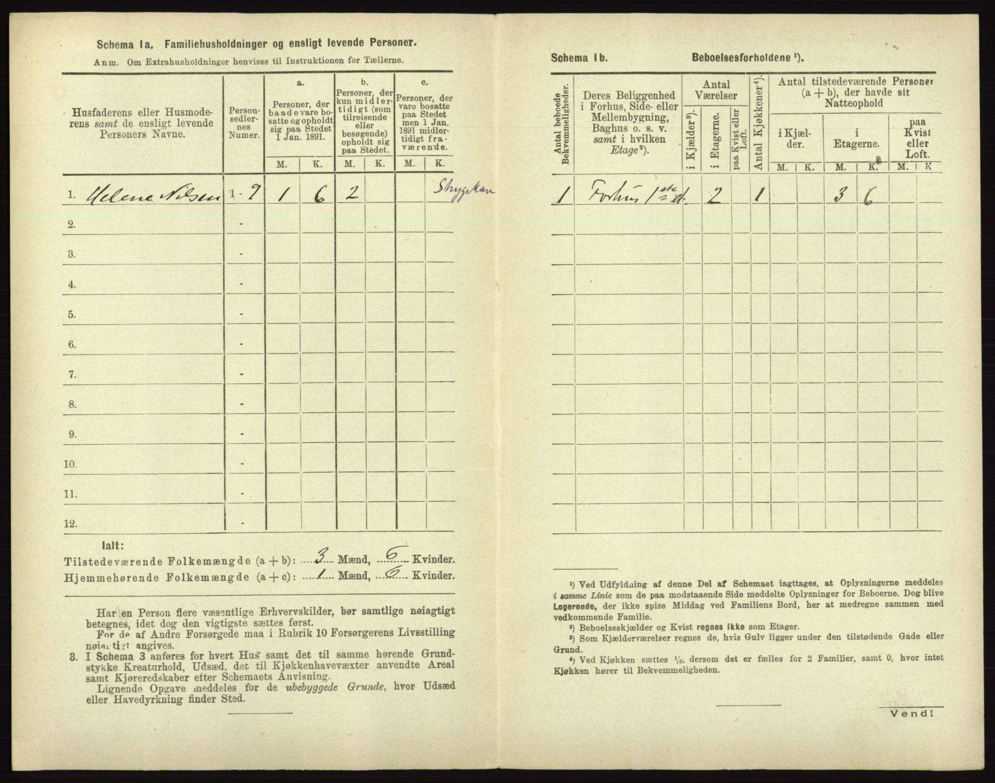 RA, 1891 census for 0101 Fredrikshald, 1891, p. 1573