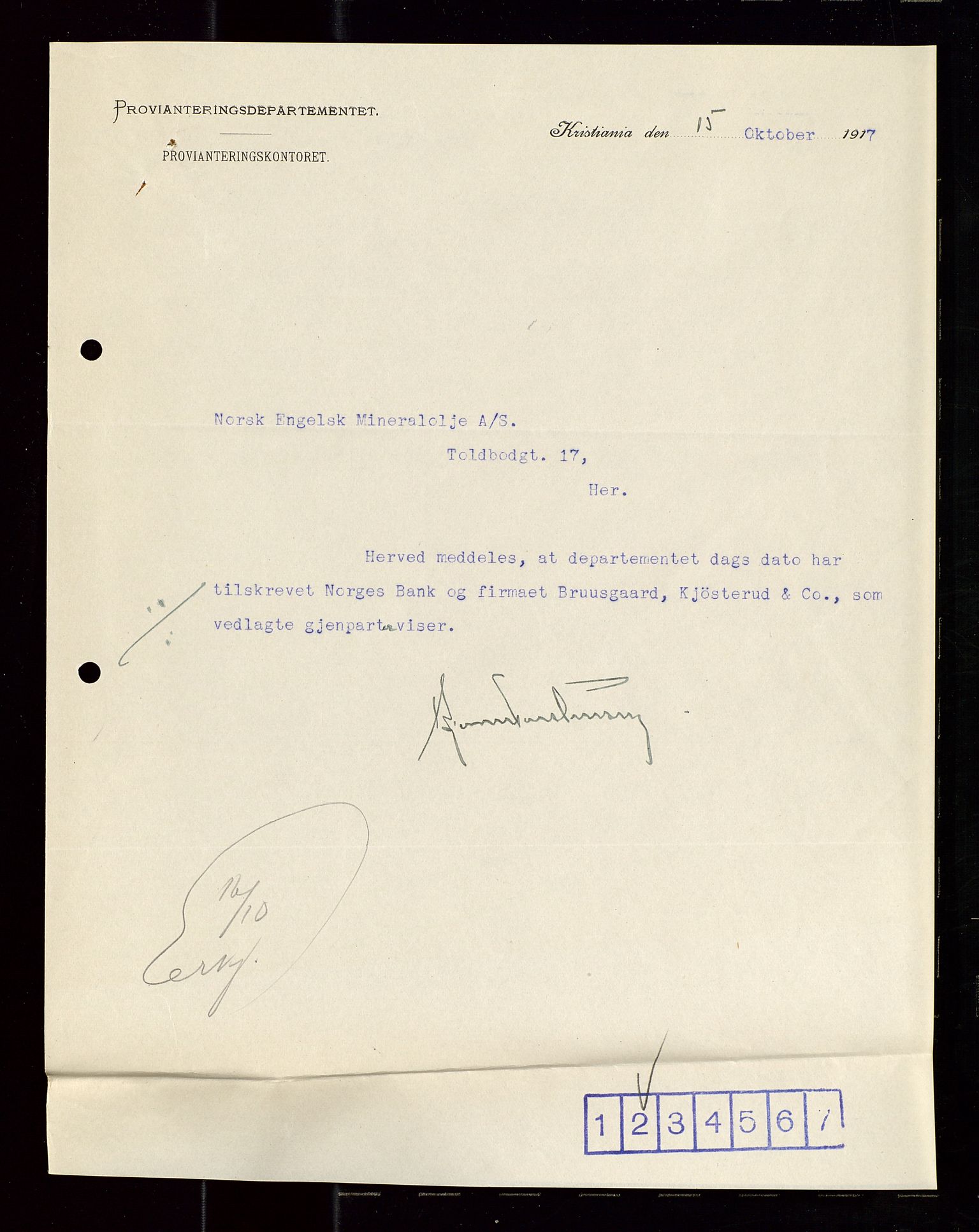 Pa 1521 - A/S Norske Shell, AV/SAST-A-101915/E/Ea/Eaa/L0020: Sjefskorrespondanse, 1917, p. 30