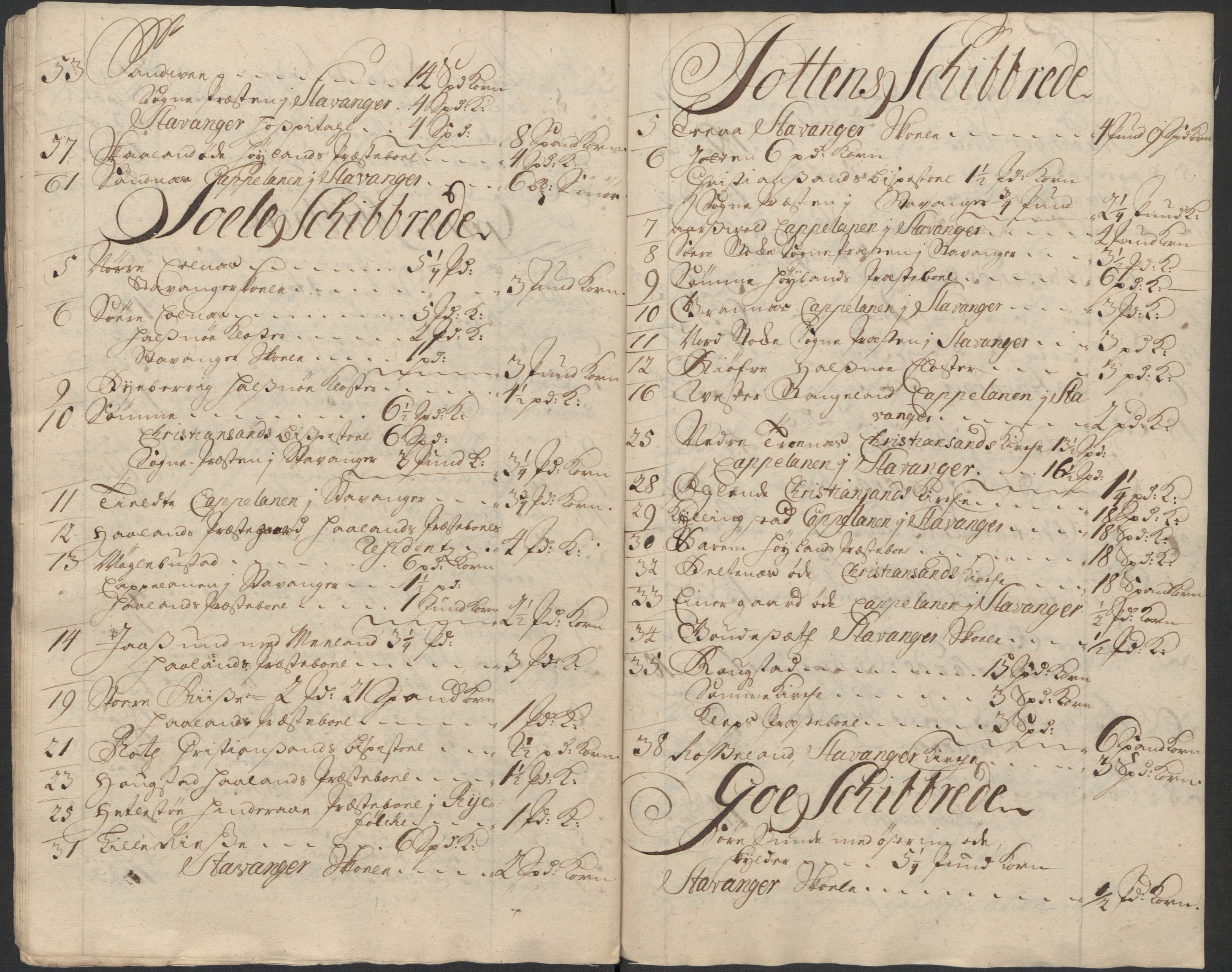 Rentekammeret inntil 1814, Reviderte regnskaper, Fogderegnskap, RA/EA-4092/R46/L2740: Fogderegnskap Jæren og Dalane, 1715-1716, p. 38