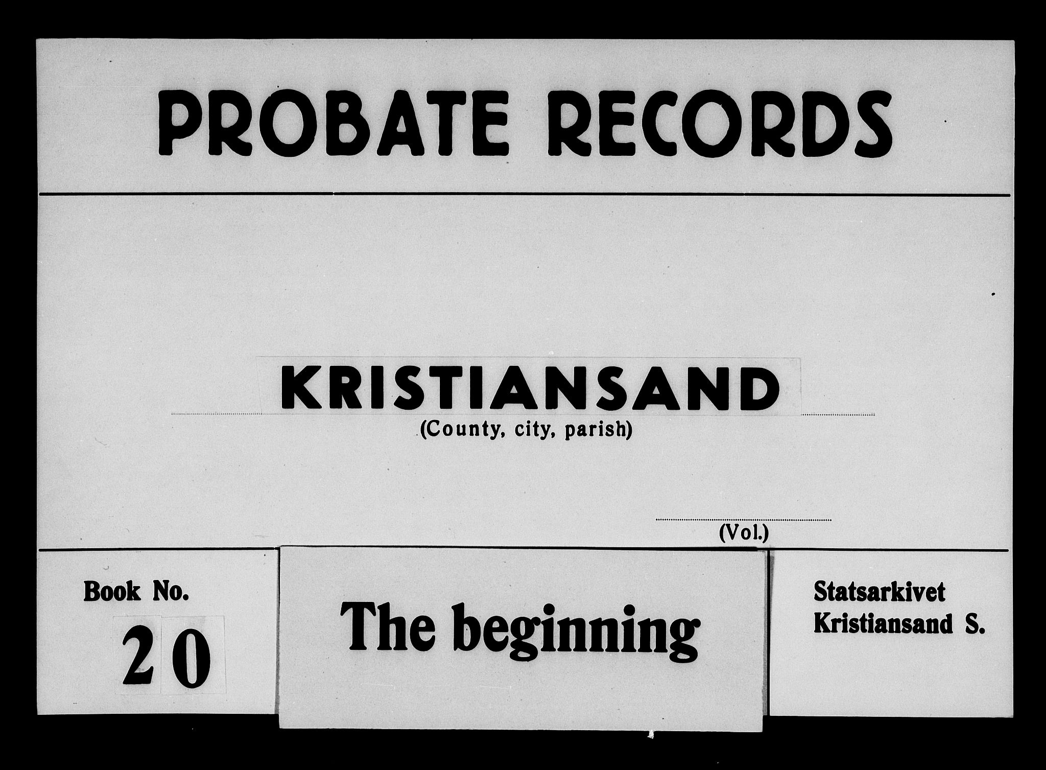 Kristiansand byrett, SAK/1223-0001/H/Hc/L0024: Skifteprotokoll nr. 20, med register, 1846-1852
