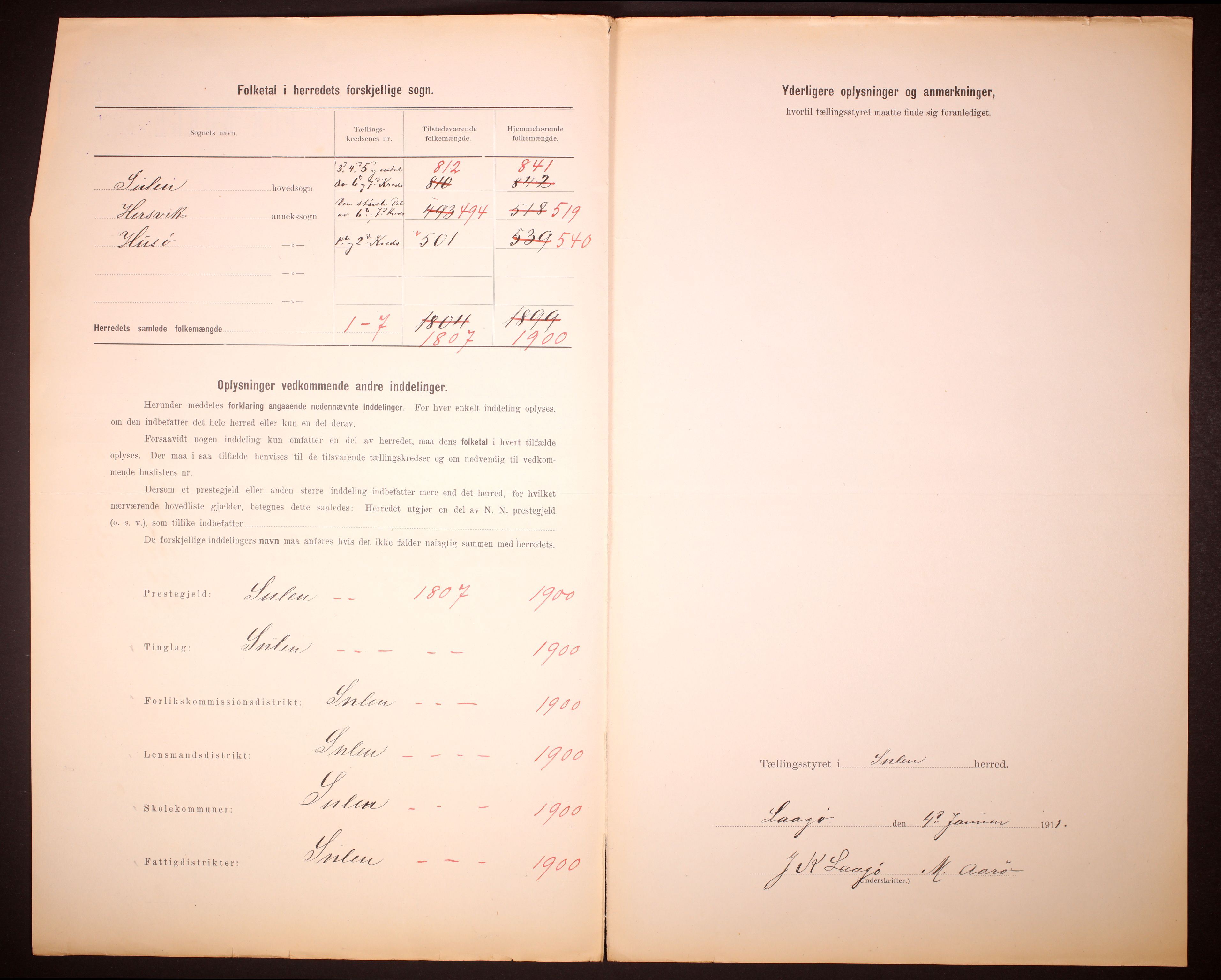 RA, 1910 census for Solund, 1910, p. 3