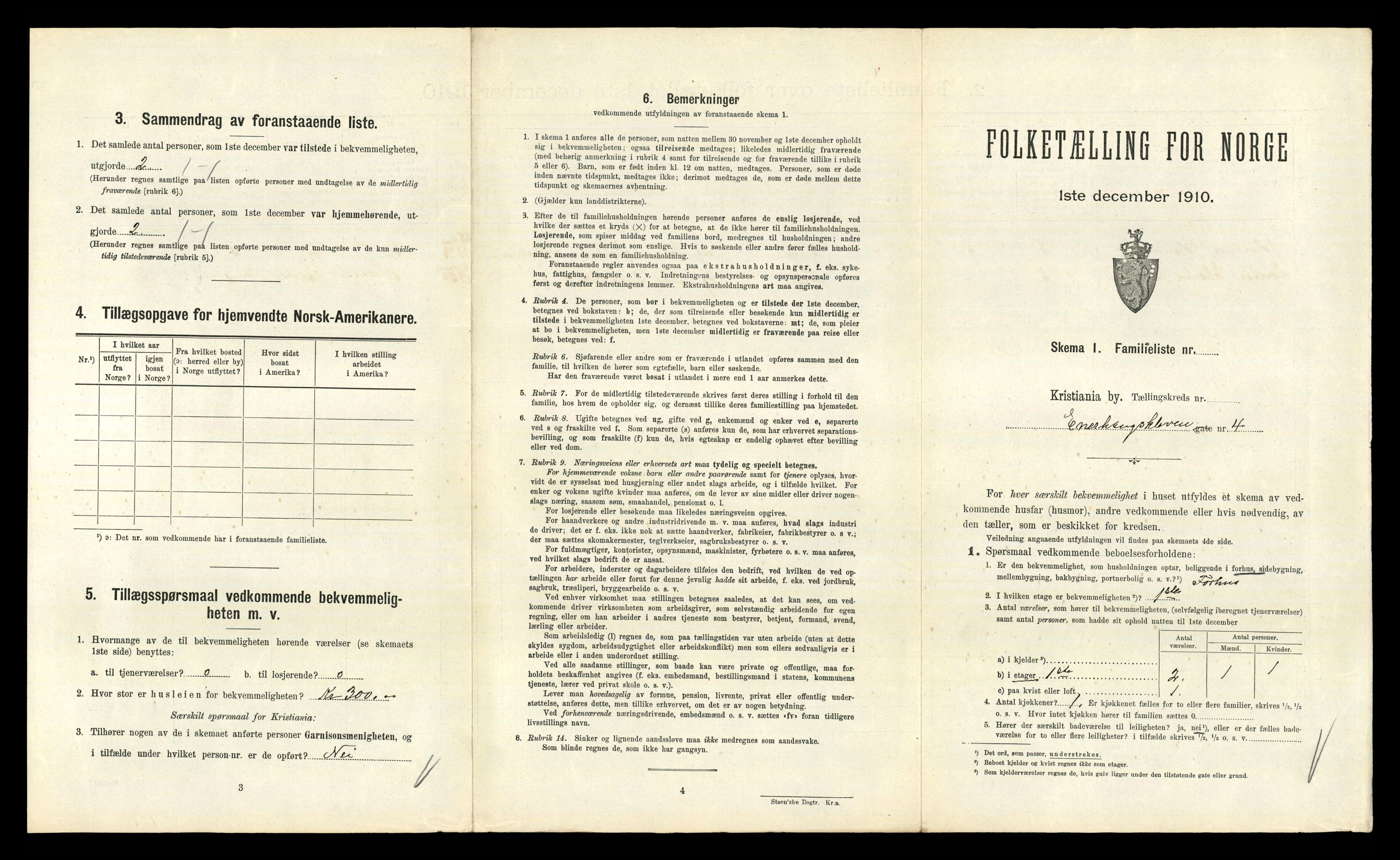 RA, 1910 census for Kristiania, 1910, p. 20981