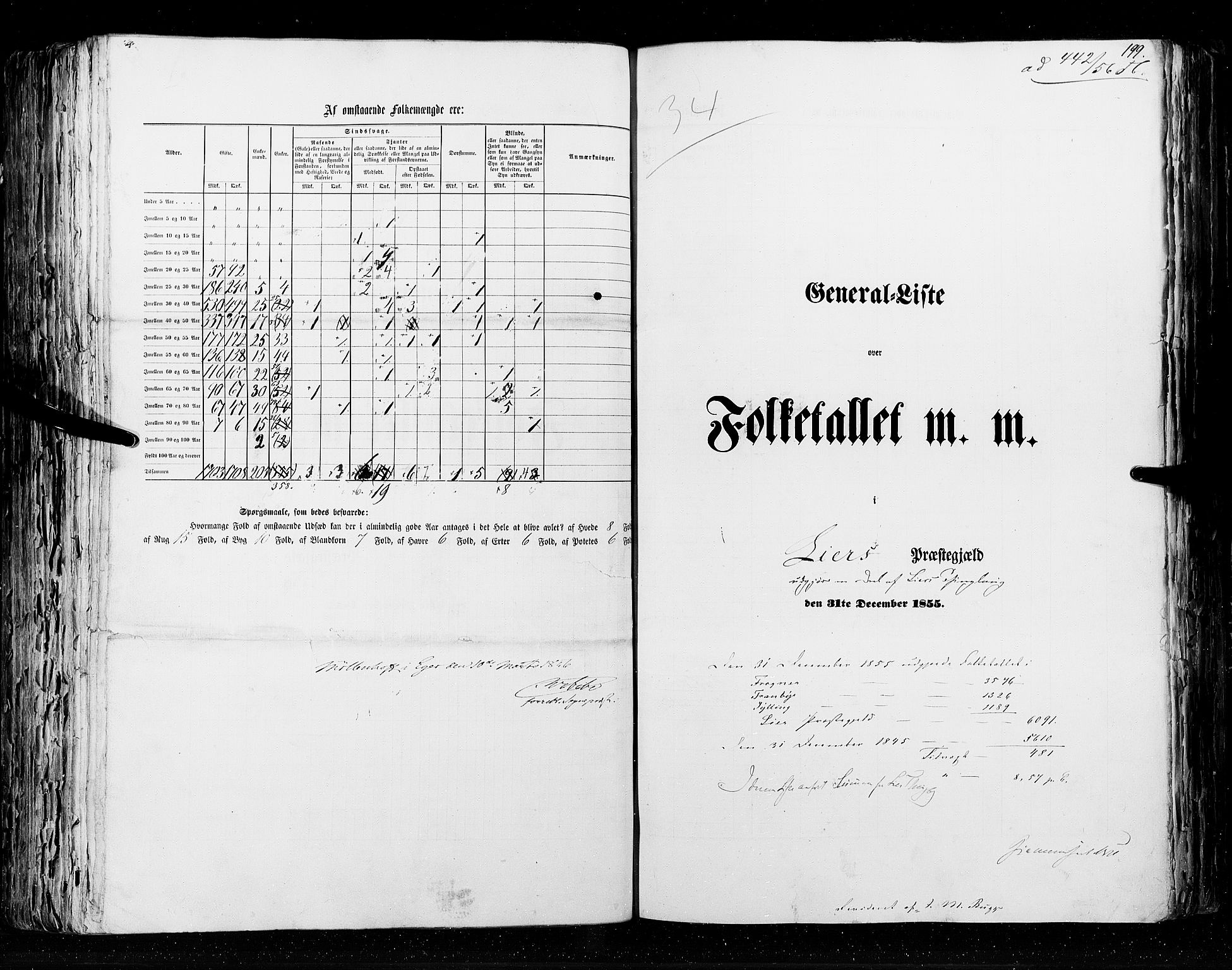 RA, Census 1855, vol. 2: Kristians amt, Buskerud amt og Jarlsberg og Larvik amt, 1855, p. 199