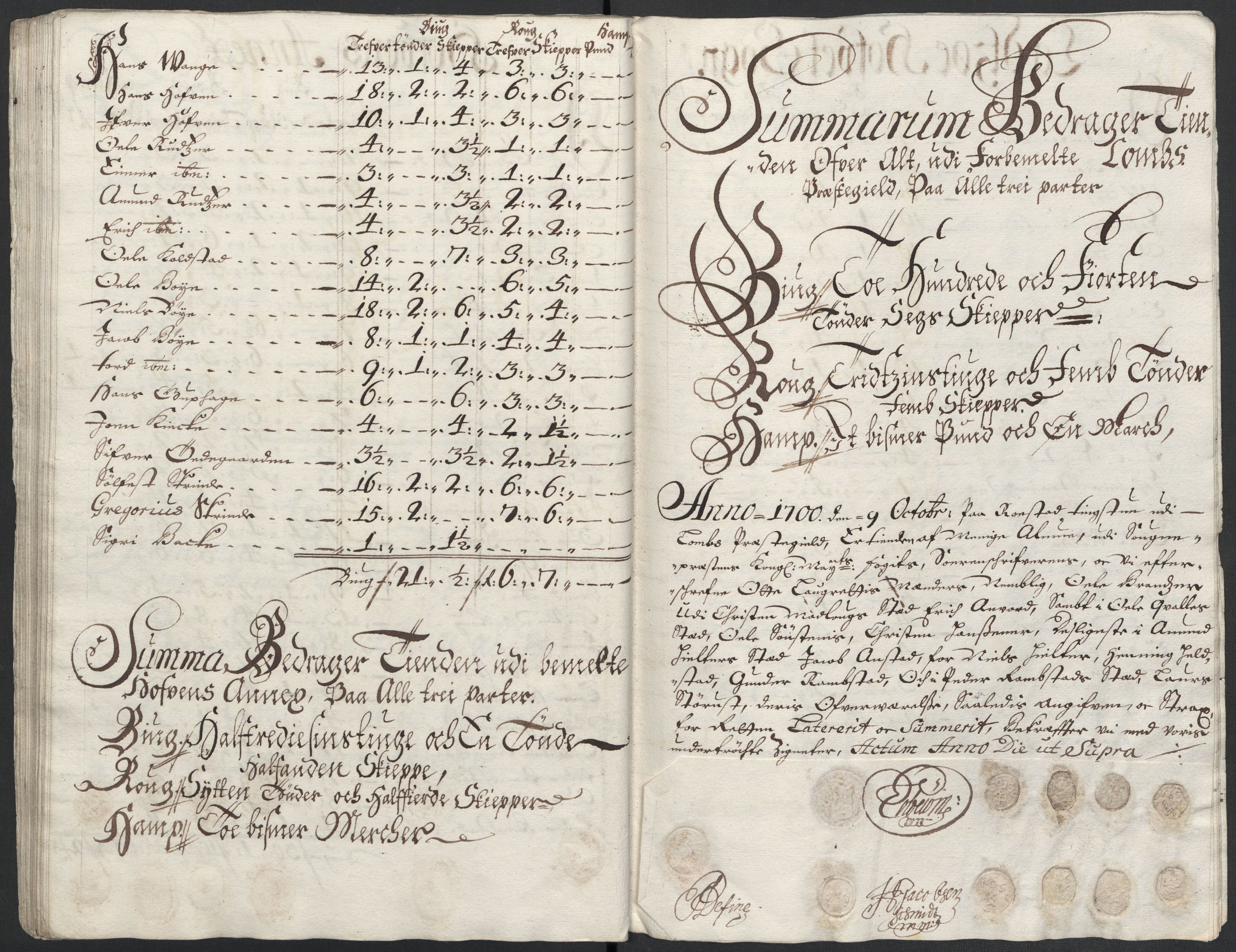 Rentekammeret inntil 1814, Reviderte regnskaper, Fogderegnskap, AV/RA-EA-4092/R17/L1173: Fogderegnskap Gudbrandsdal, 1700, p. 114