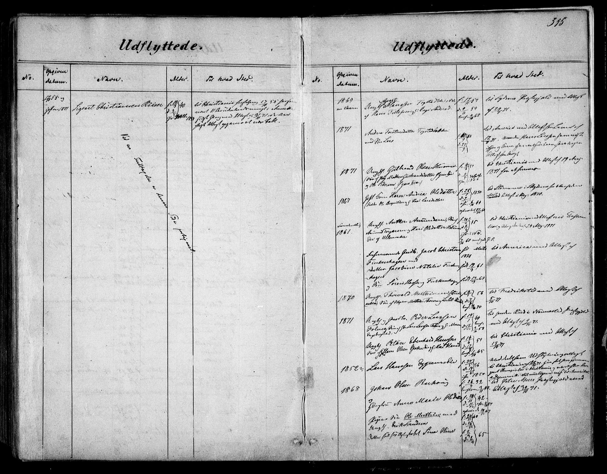 Nes prestekontor Kirkebøker, AV/SAO-A-10410/F/Fa/L0008: Parish register (official) no. I 8, 1859-1874, p. 515