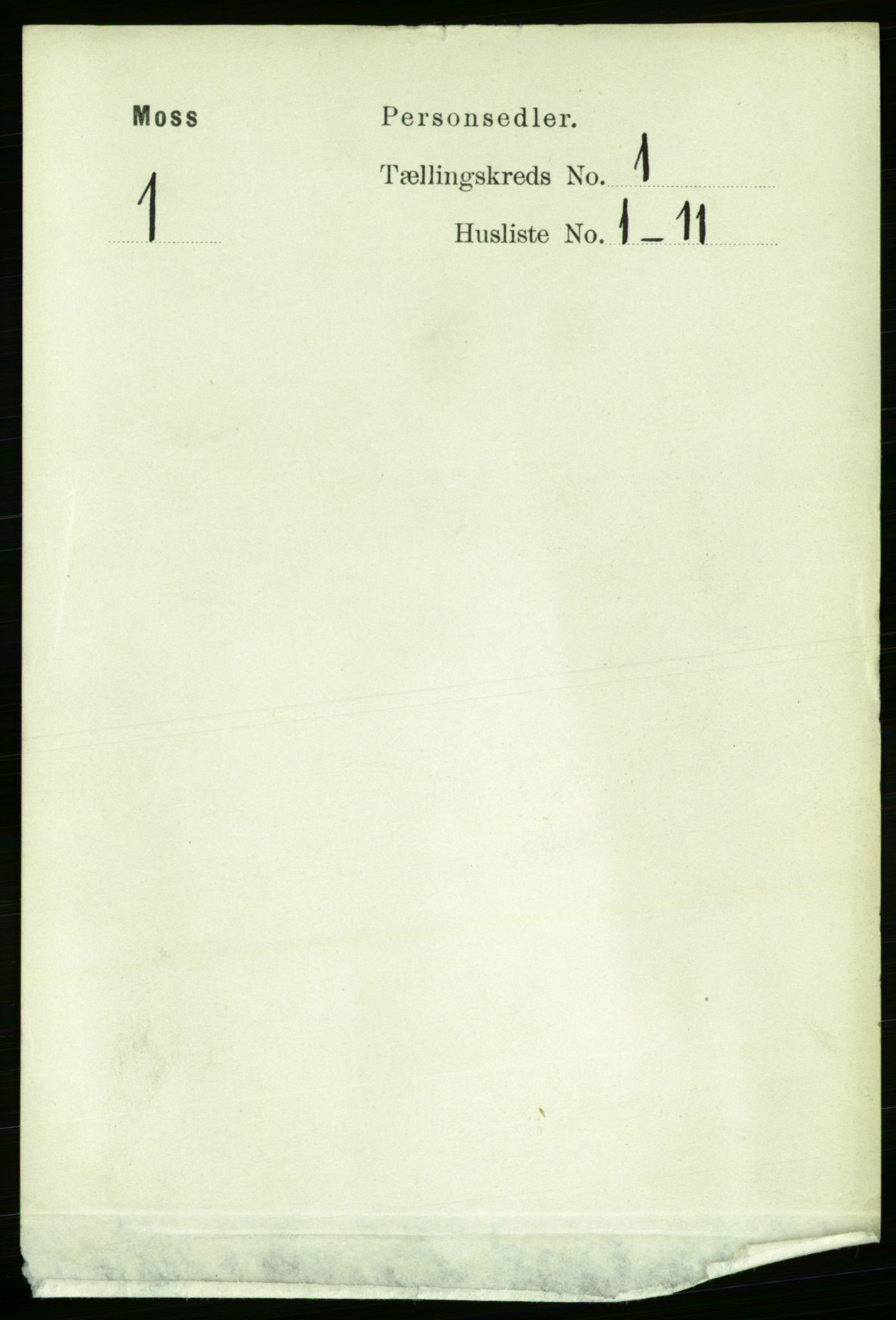 RA, 1891 census for 0104 Moss, 1891, p. 1396