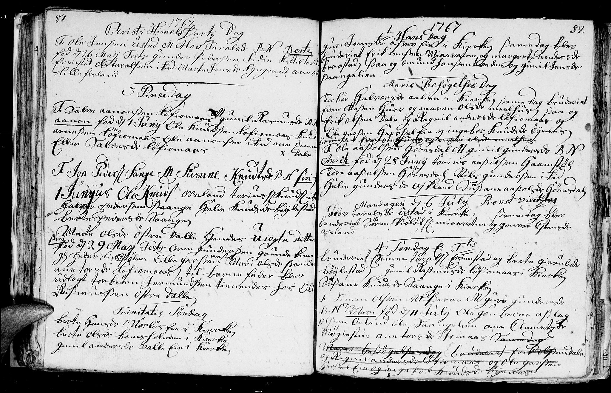 Froland sokneprestkontor, AV/SAK-1111-0013/F/Fb/L0003: Parish register (copy) no. B 3, 1759-1776, p. 81-82