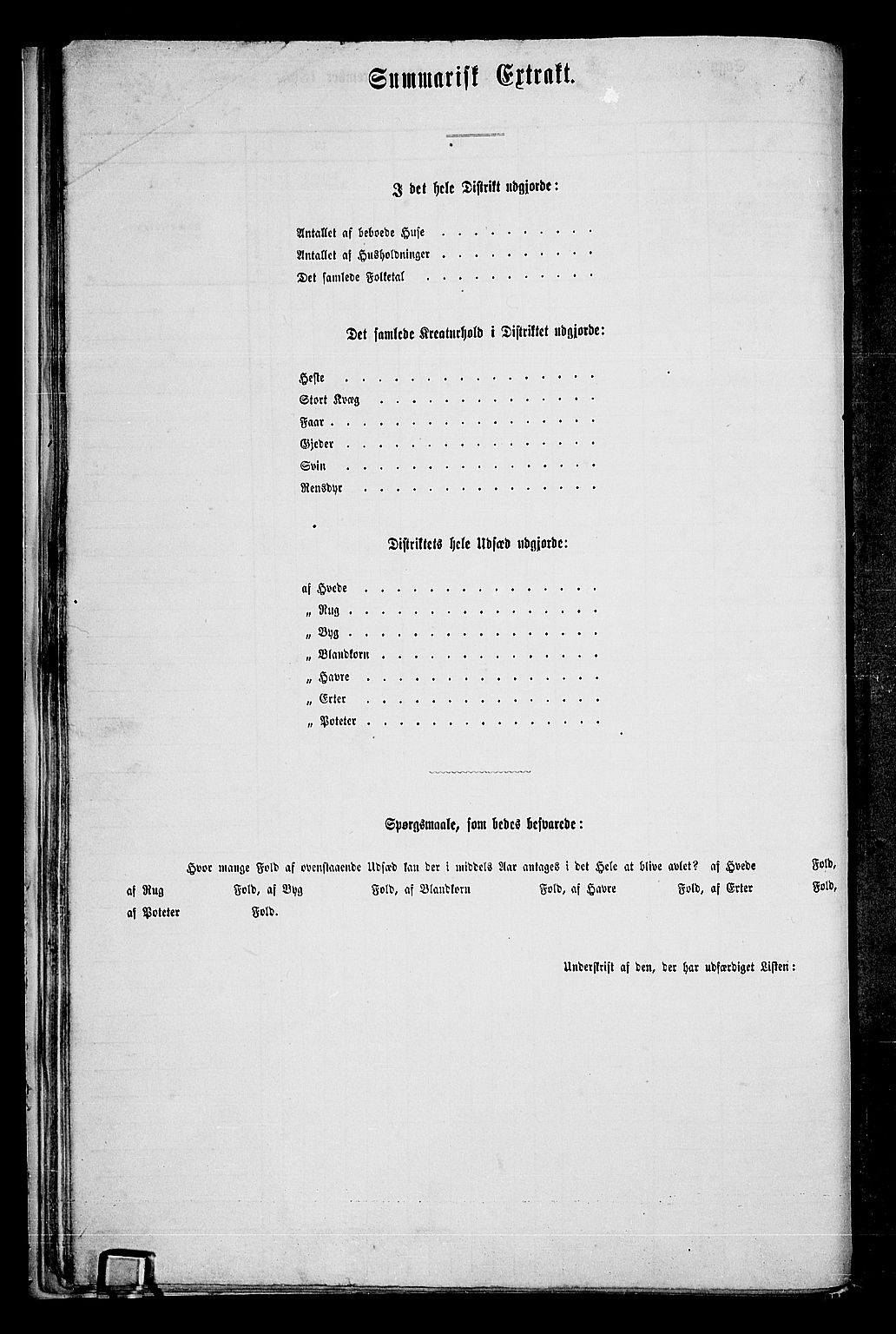 RA, 1865 census for Tune, 1865, p. 33
