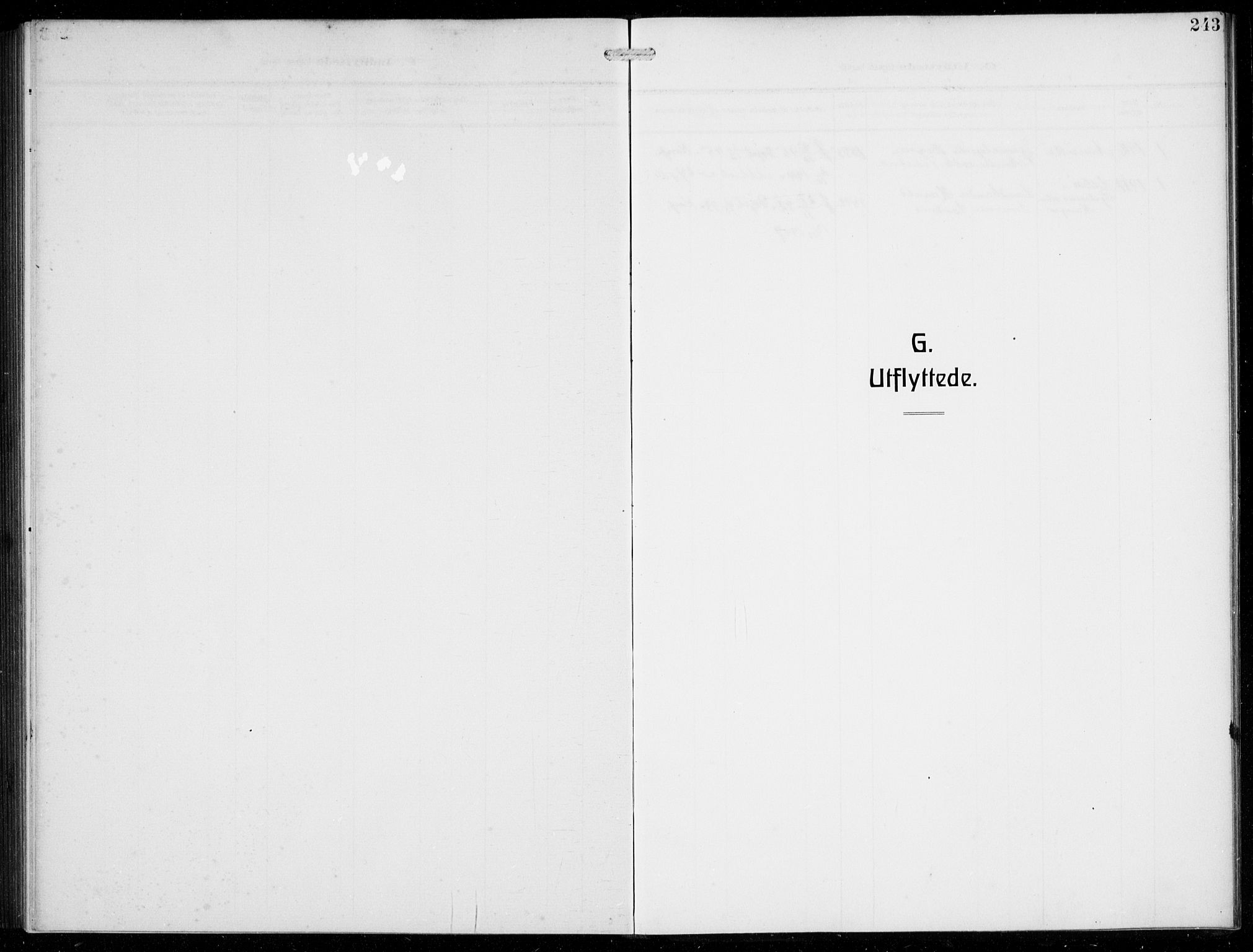 Masfjorden Sokneprestembete, SAB/A-77001: Parish register (copy) no. B  2, 1912-1939, p. 243