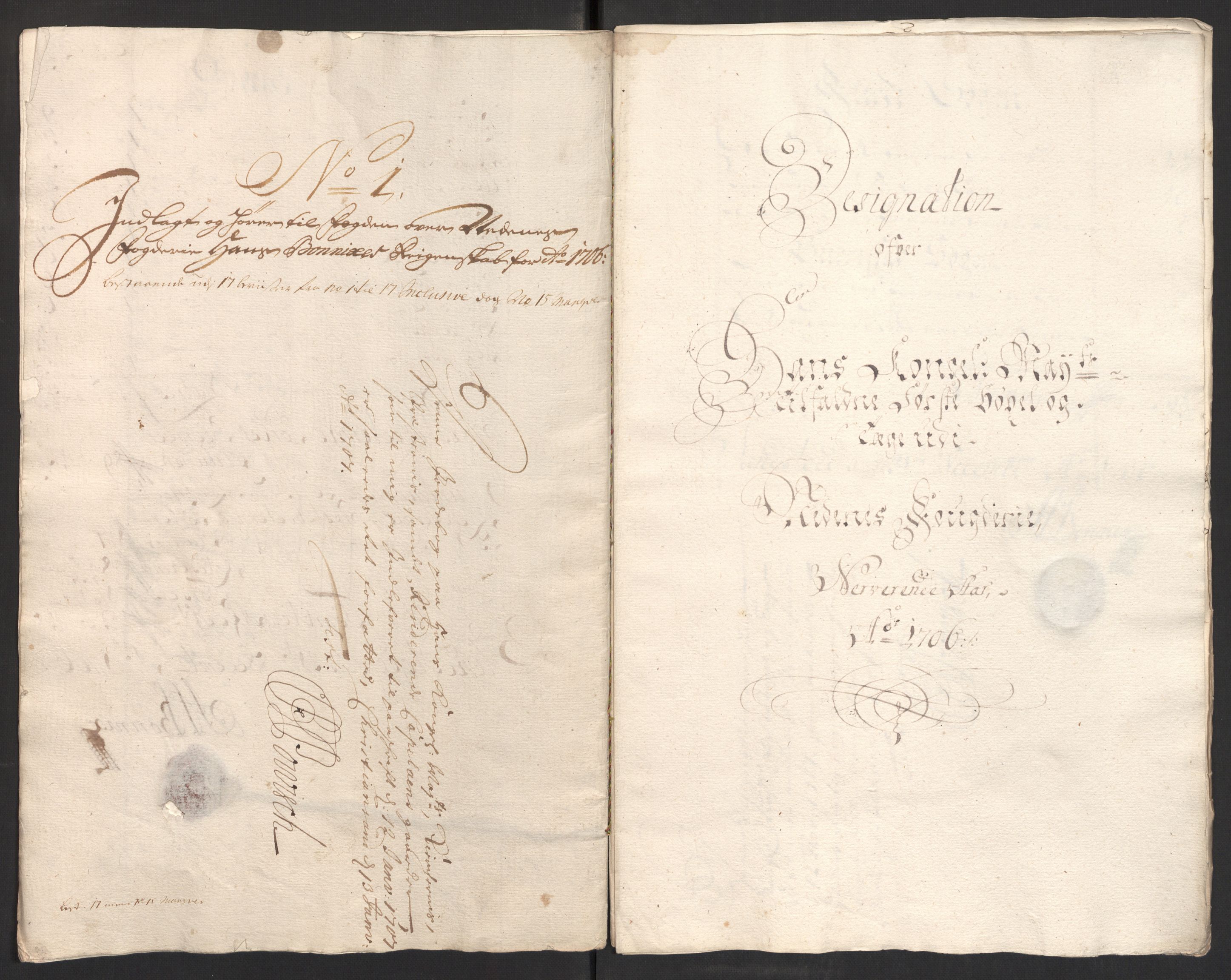 Rentekammeret inntil 1814, Reviderte regnskaper, Fogderegnskap, AV/RA-EA-4092/R39/L2318: Fogderegnskap Nedenes, 1706-1709, p. 20