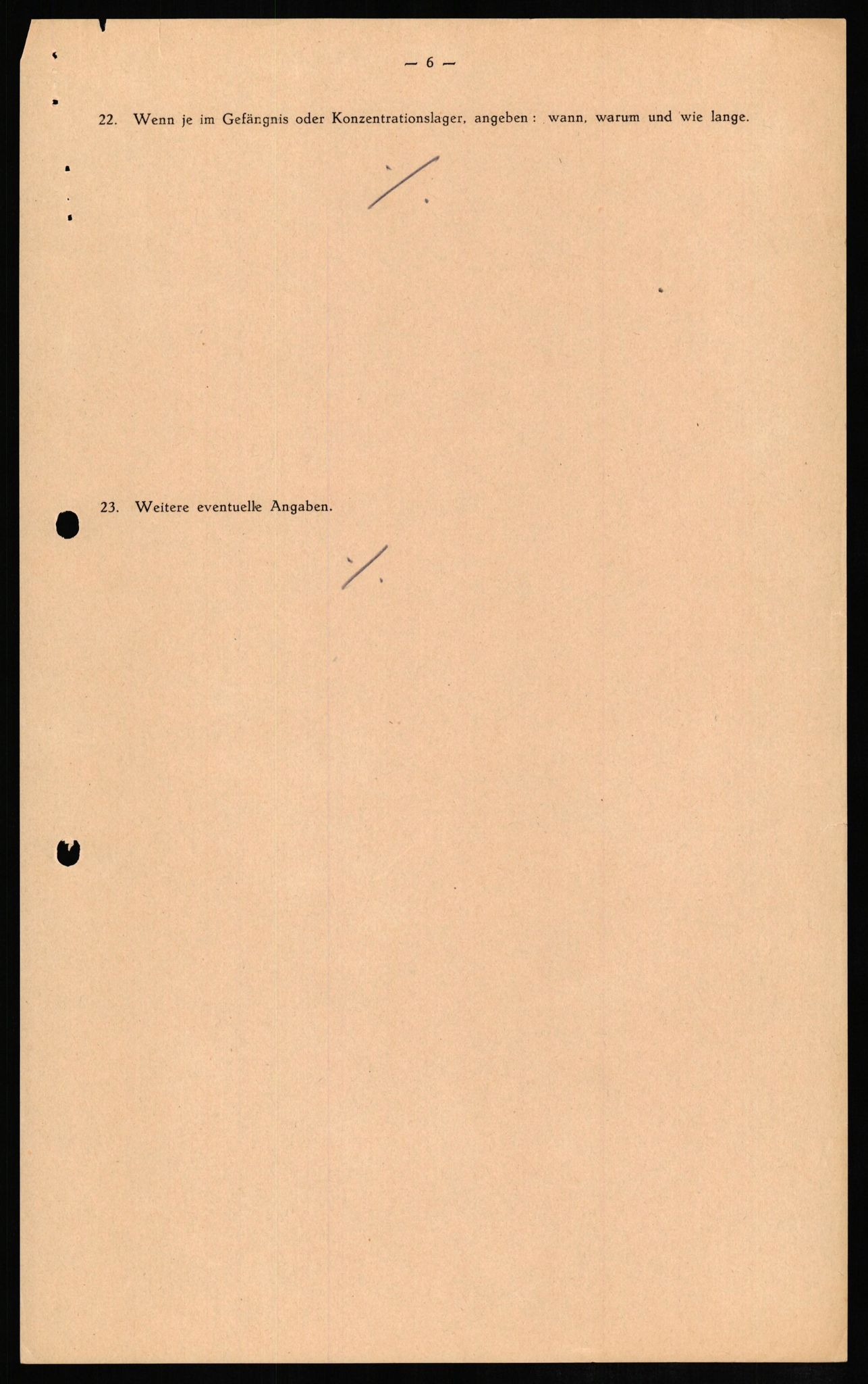 Forsvaret, Forsvarets overkommando II, RA/RAFA-3915/D/Db/L0010: CI Questionaires. Tyske okkupasjonsstyrker i Norge. Tyskere., 1945-1946, p. 644