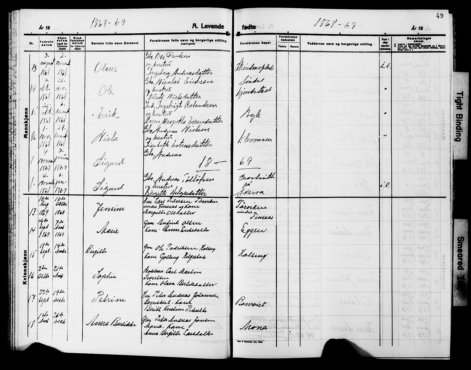 Ministerialprotokoller, klokkerbøker og fødselsregistre - Nord-Trøndelag, SAT/A-1458/749/L0485: Parish register (official) no. 749D01, 1857-1872, p. 49