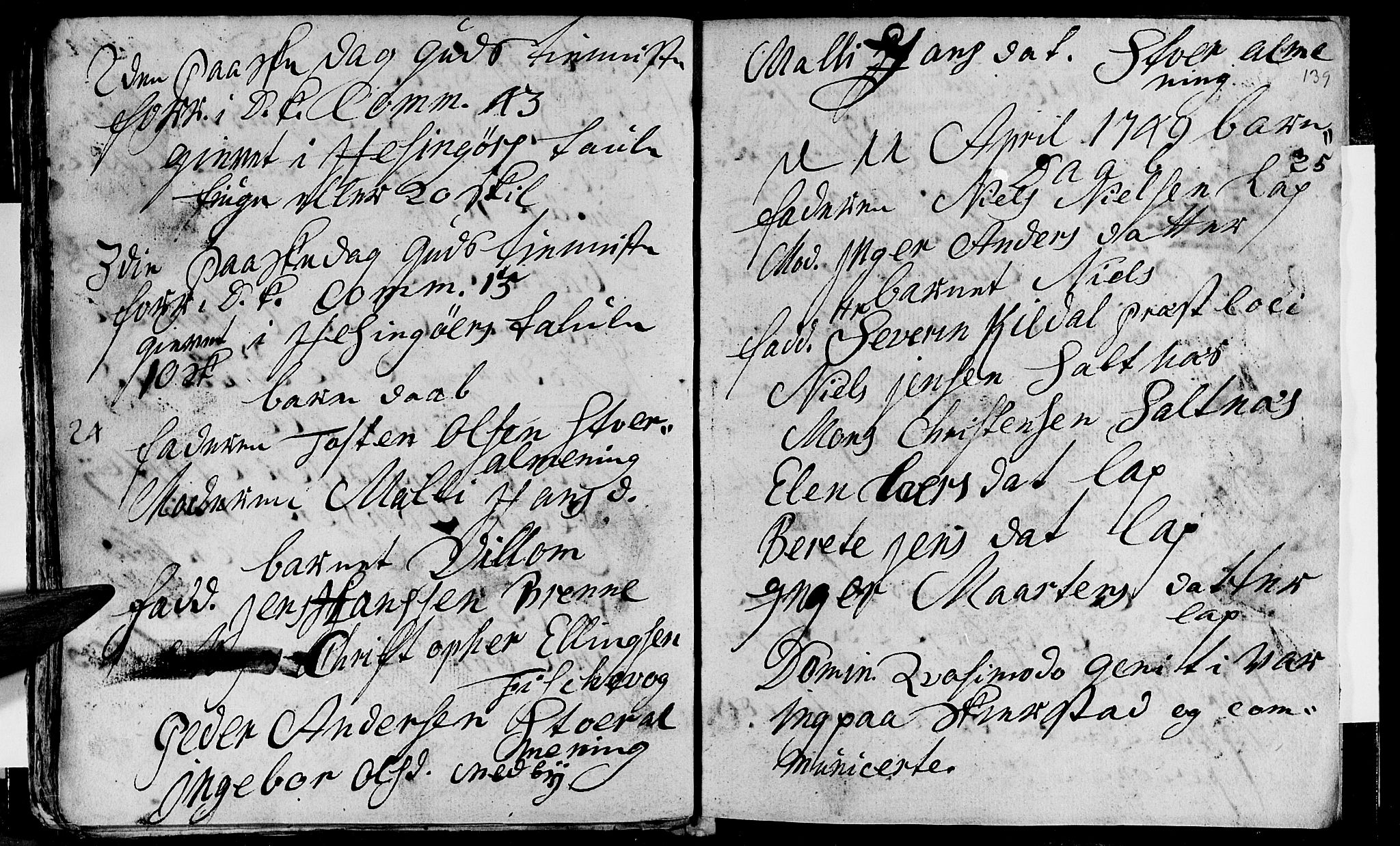 Ministerialprotokoller, klokkerbøker og fødselsregistre - Nordland, AV/SAT-A-1459/847/L0662: Parish register (official) no. 847A02, 1735-1749, p. 139