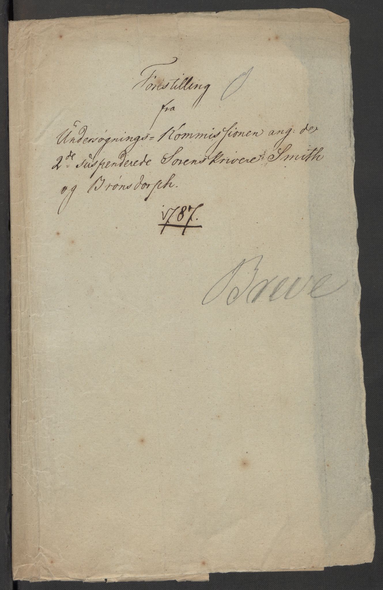 Danske Kanselli, Skapsaker, AV/RA-EA-4061/F/L0098: Skap 16, pakke 7 IV, 1787-1788, p. 52