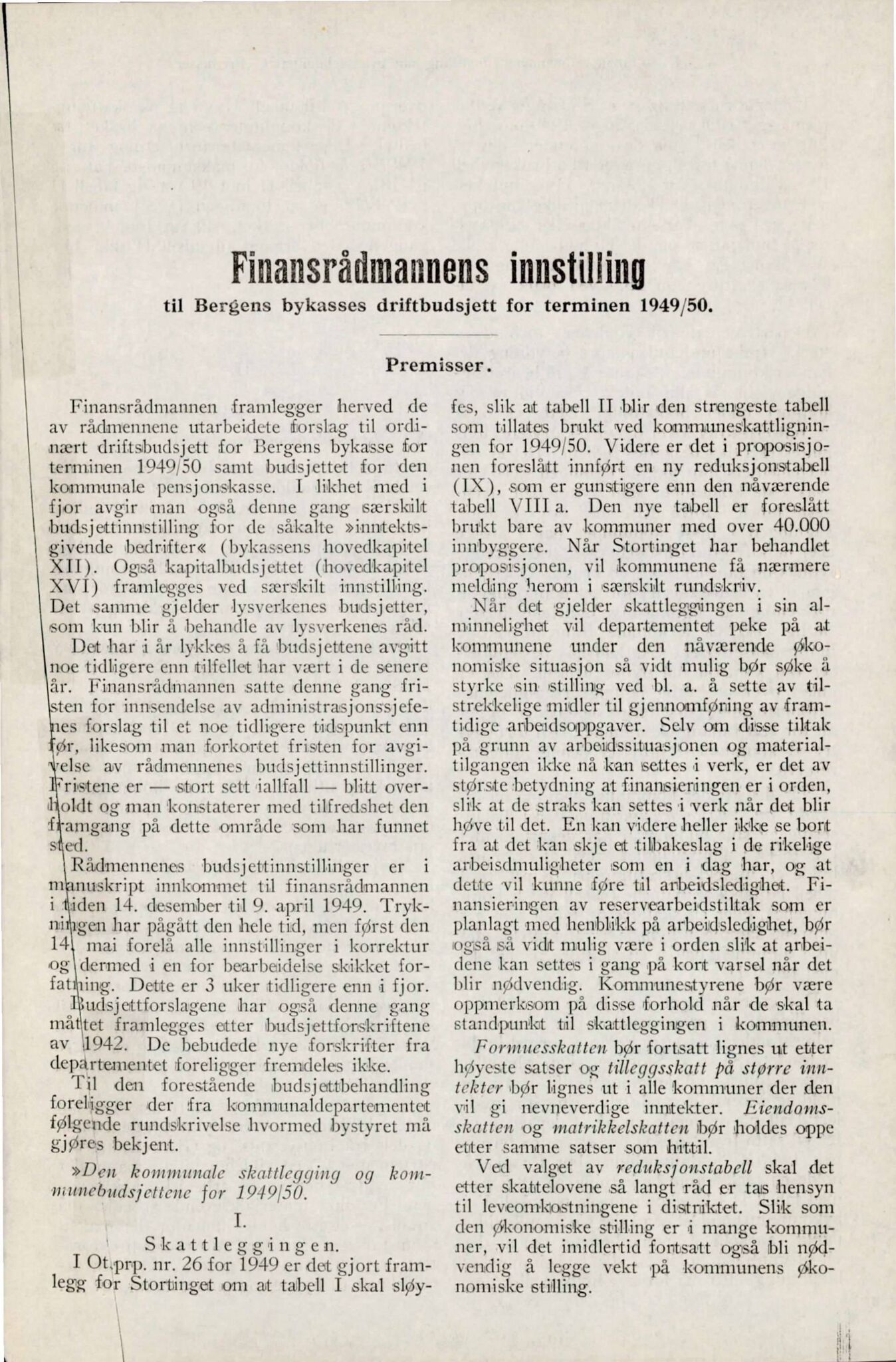 Bergen kommune. Formannskapet, BBA/A-0003/Ad/L0159: Bergens Kommuneforhandlinger, bind II, 1949