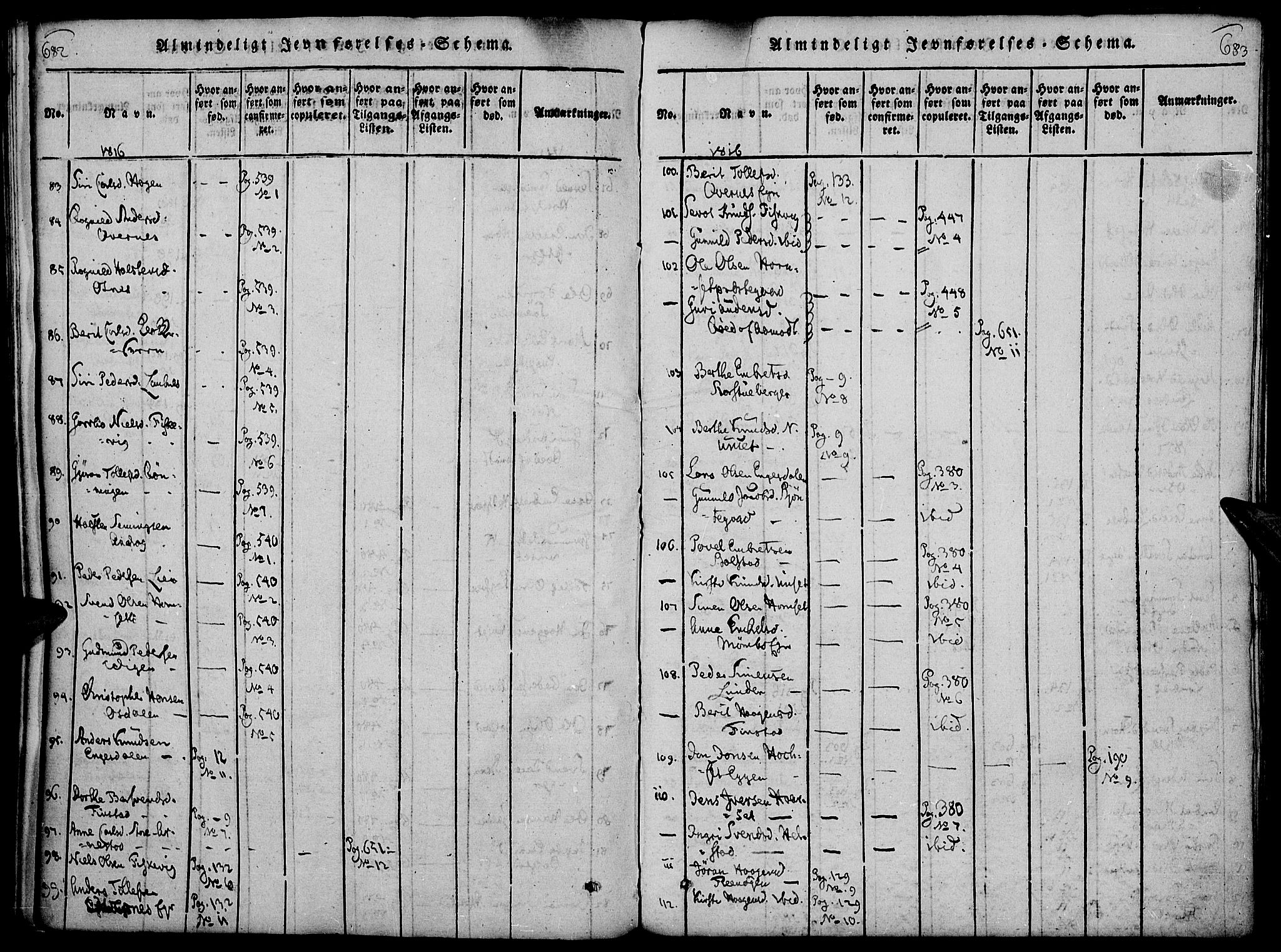 Rendalen prestekontor, AV/SAH-PREST-054/H/Ha/Haa/L0003: Parish register (official) no. 3, 1815-1829, p. 682-683