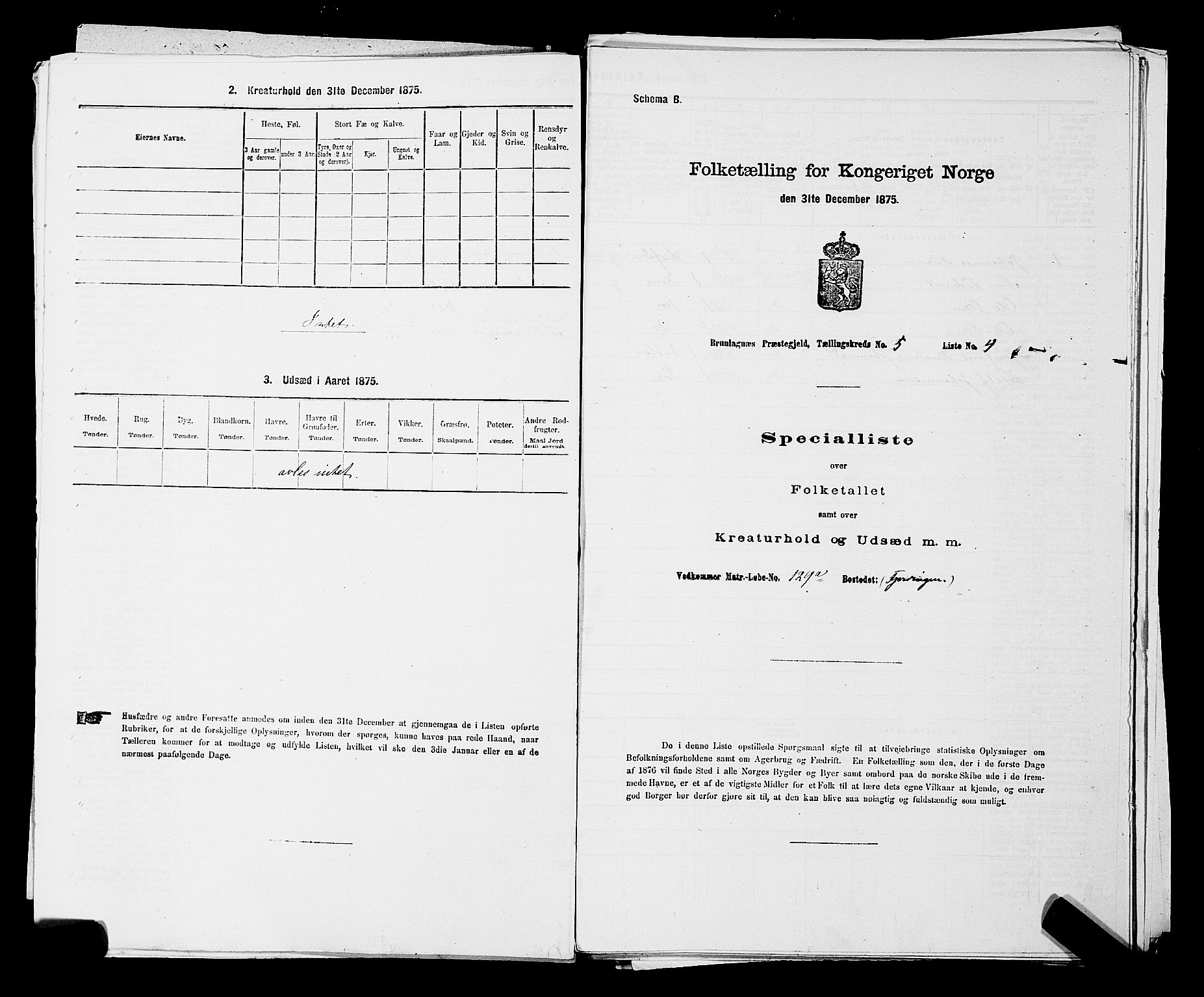 SAKO, 1875 census for 0726P Brunlanes, 1875, p. 566