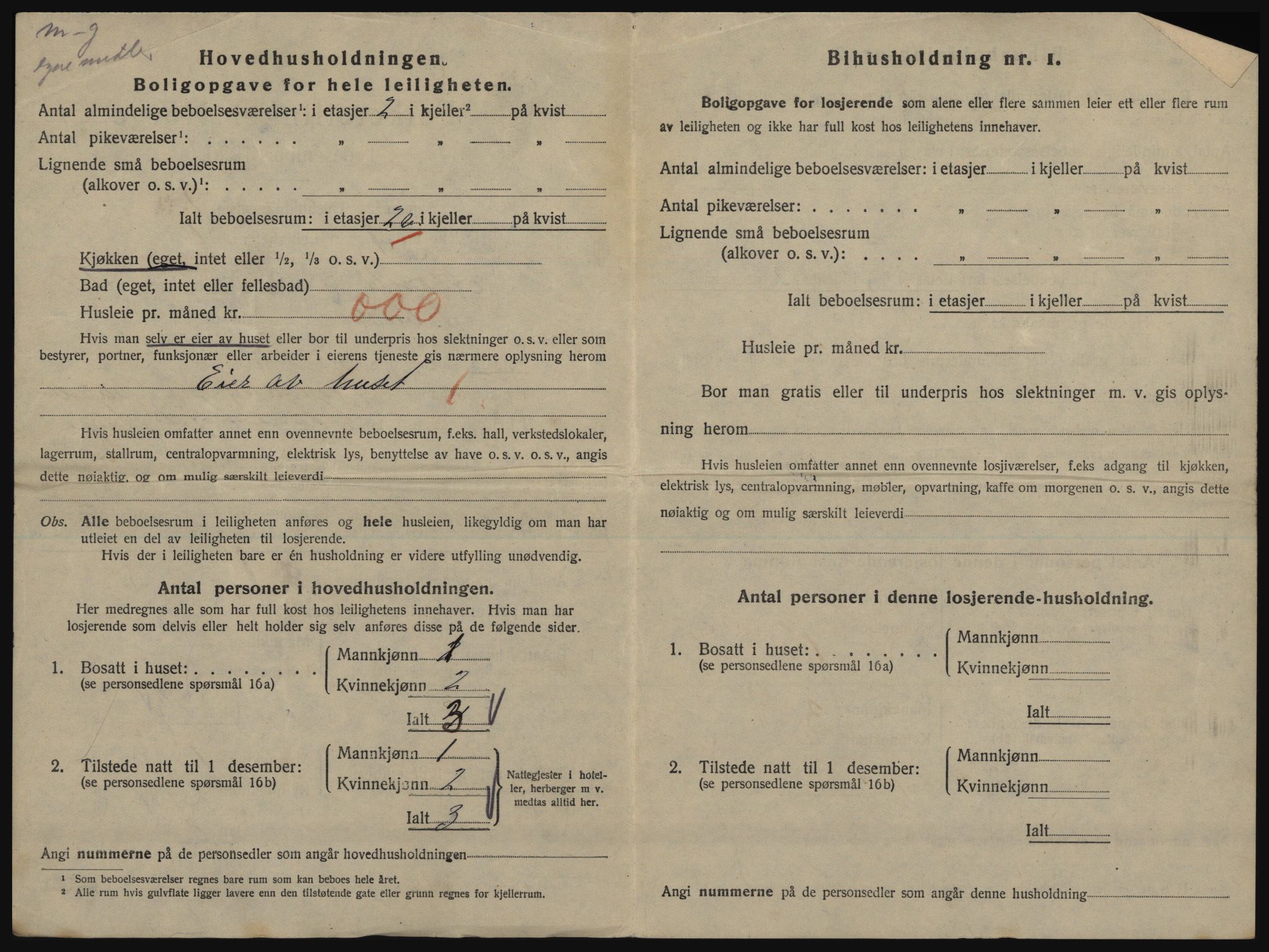 SATØ, 1920 census for Tromsø, 1920, p. 6536