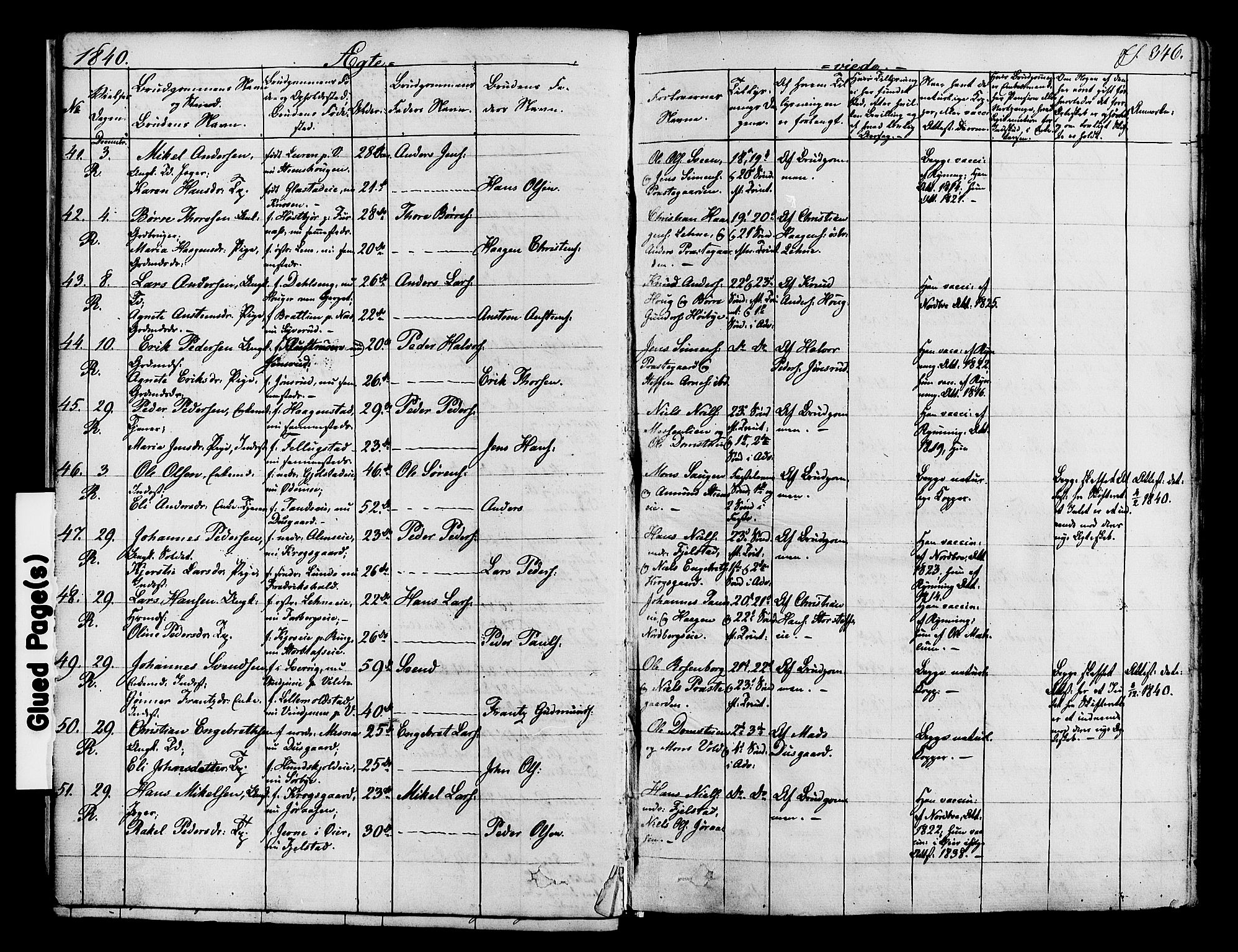 Ringsaker prestekontor, AV/SAH-PREST-014/K/Ka/L0008: Parish register (official) no. 8, 1837-1850, p. 346