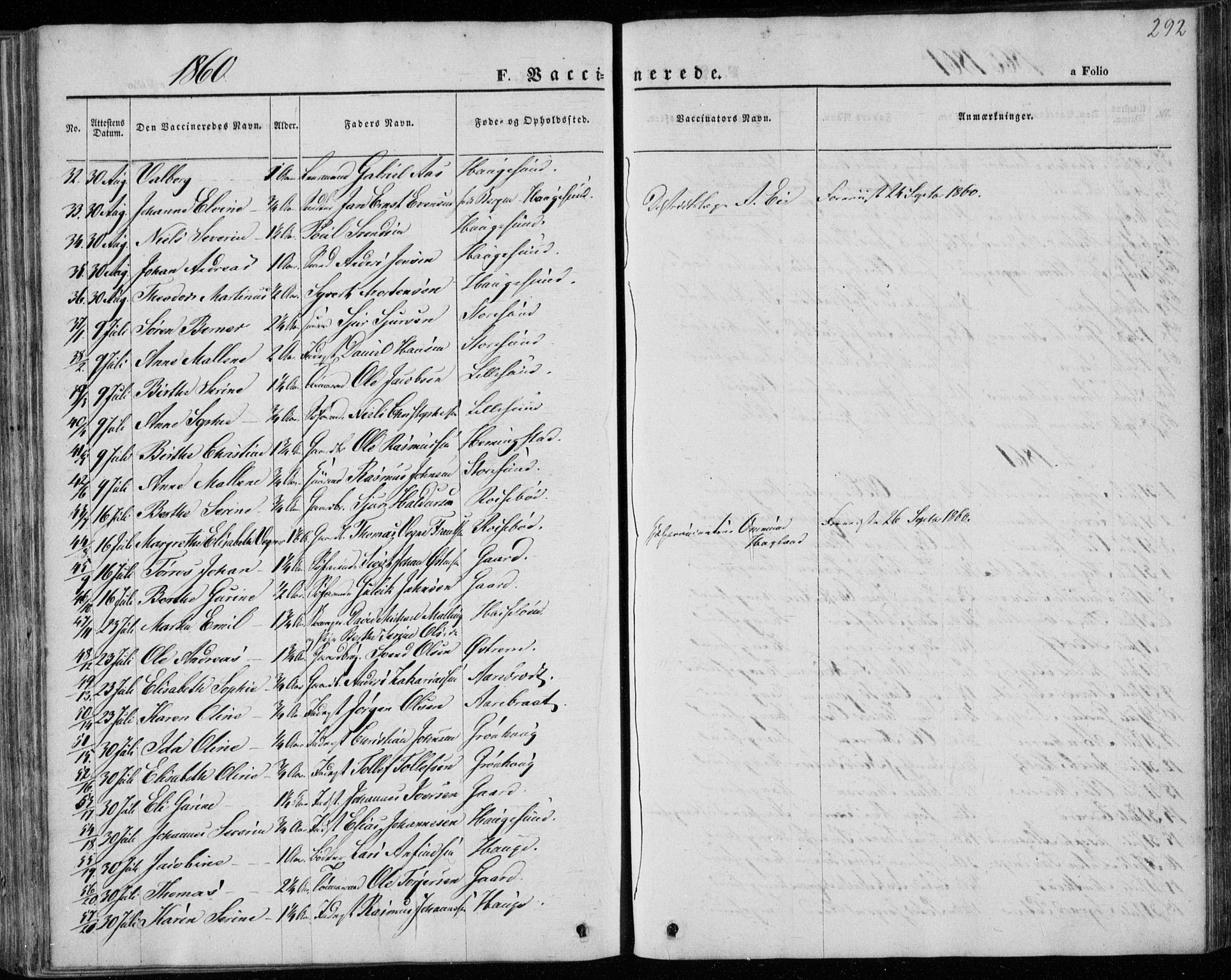 Torvastad sokneprestkontor, AV/SAST-A -101857/H/Ha/Haa/L0011: Parish register (official) no. A 11, 1857-1866, p. 292