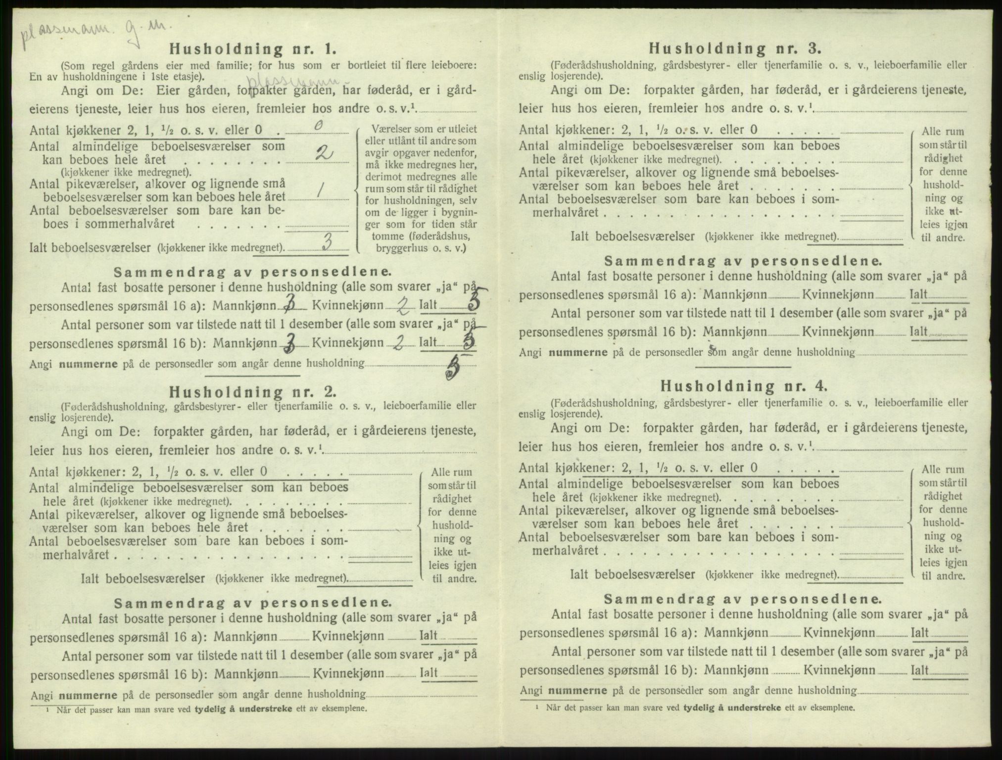 SAB, 1920 census for Kyrkjebø, 1920, p. 76