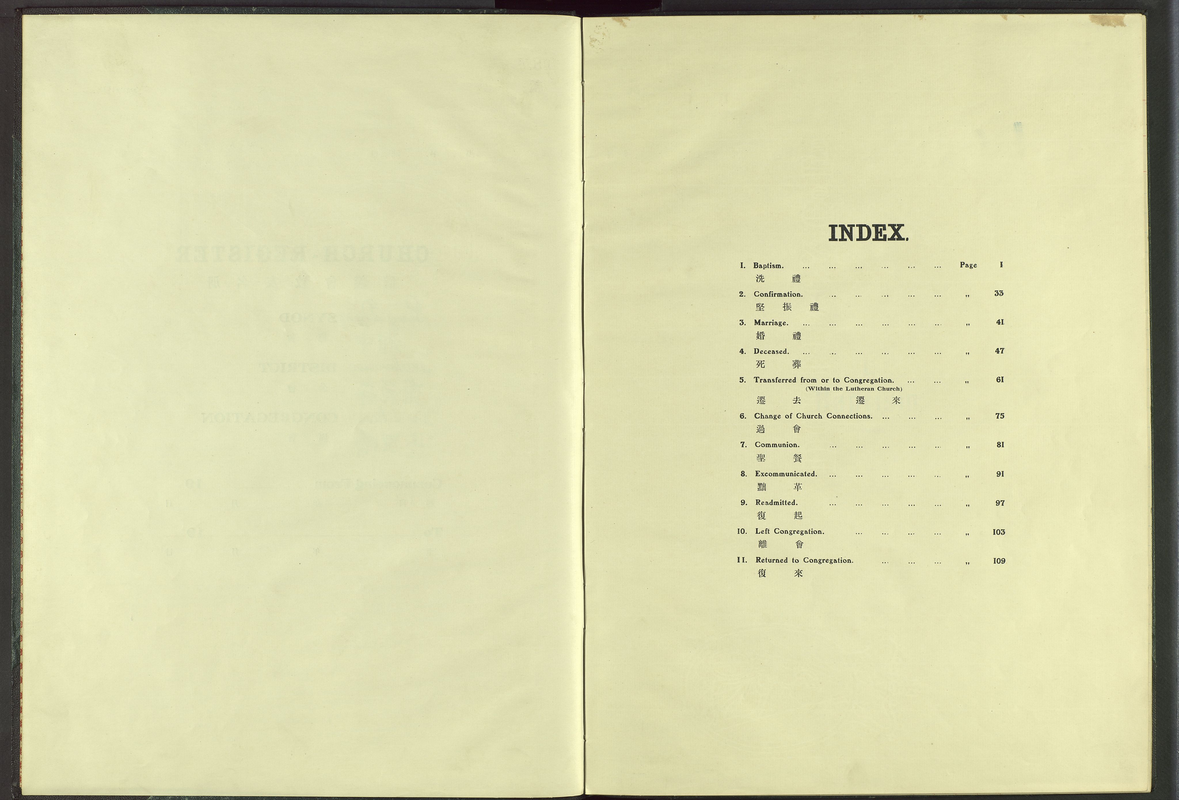 Det Norske Misjonsselskap - utland - Kina (Hunan), VID/MA-A-1065/Dm/L0063: Parish register (official) no. 101, 1908-1948