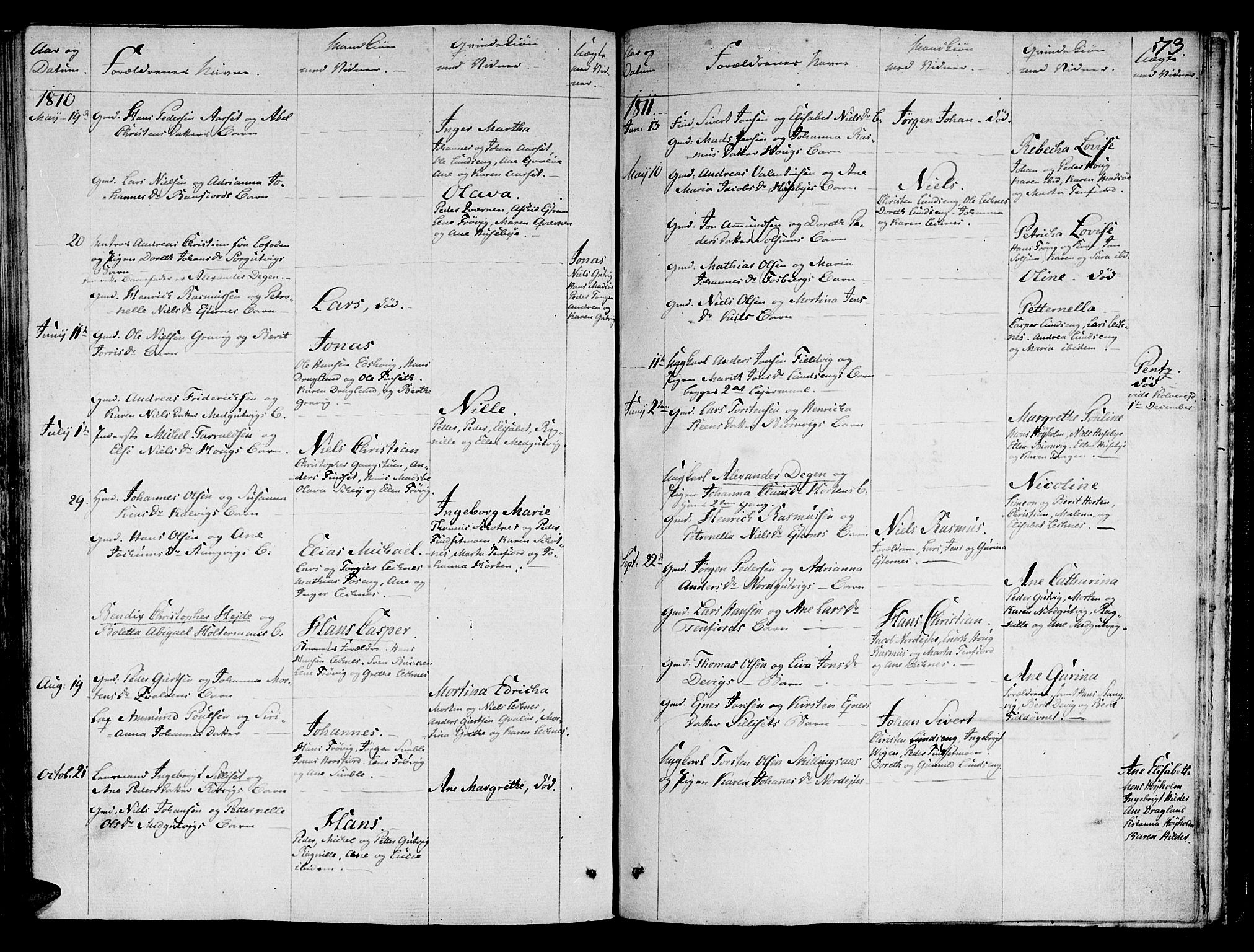 Ministerialprotokoller, klokkerbøker og fødselsregistre - Nord-Trøndelag, SAT/A-1458/780/L0633: Parish register (official) no. 780A02 /2, 1806-1814, p. 73