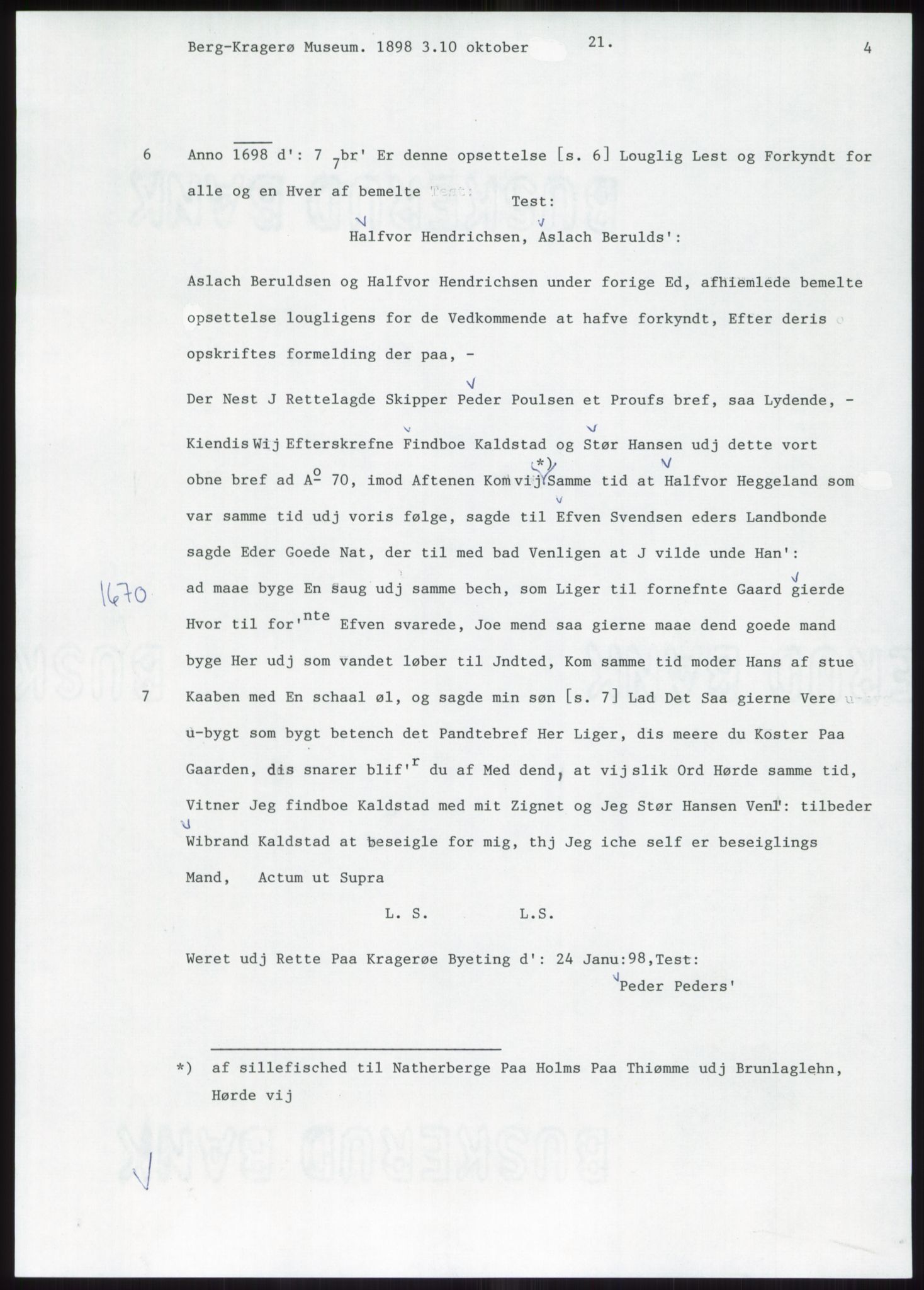 Samlinger til kildeutgivelse, Diplomavskriftsamlingen, AV/RA-EA-4053/H/Ha, p. 1428