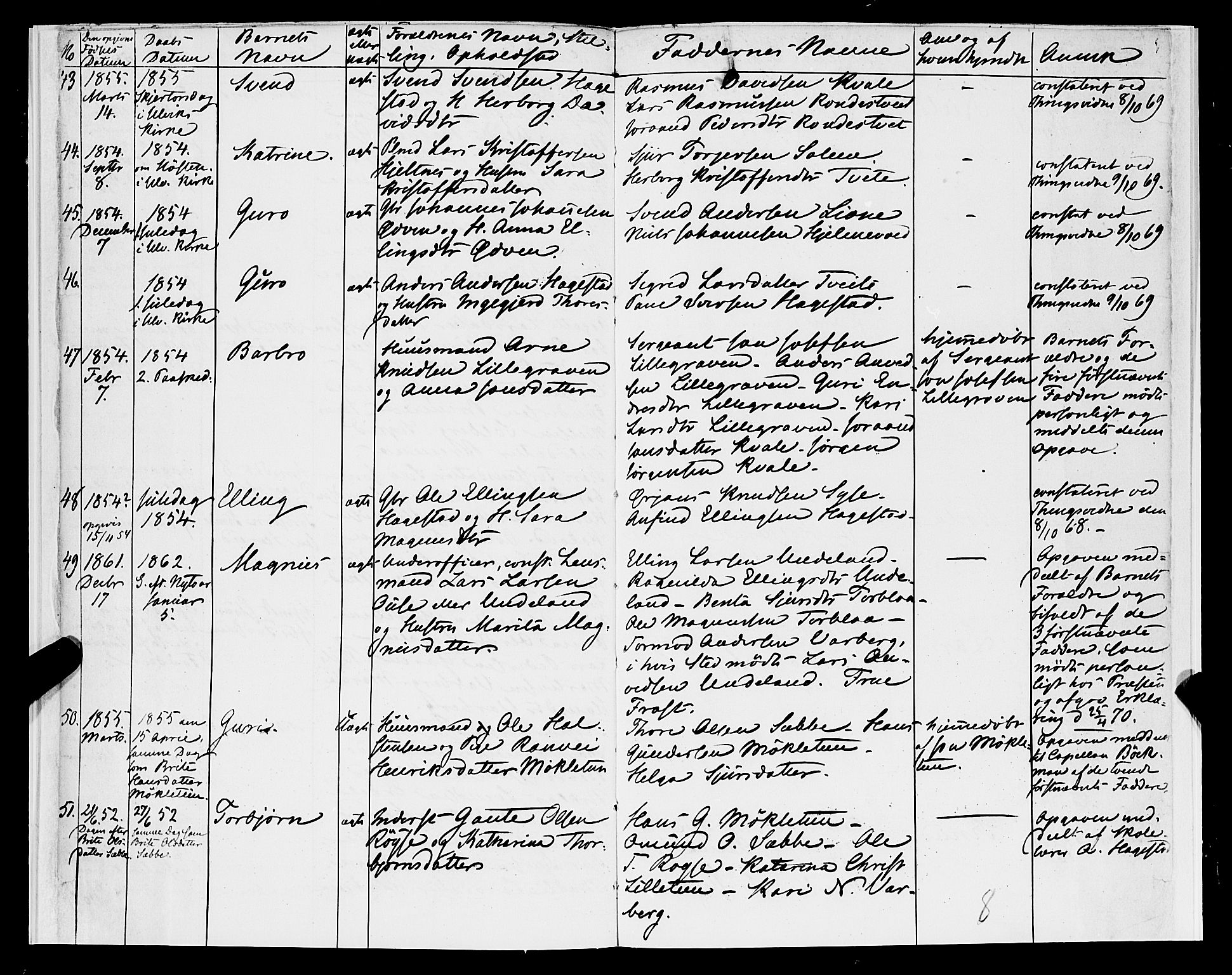 Ulvik sokneprestembete, SAB/A-78801/H/Haa: Parish register (official) no. A 14, 1853-1864