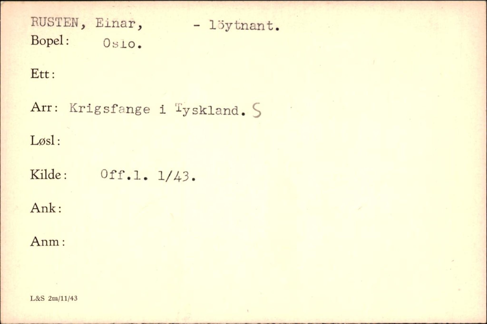 Forsvaret, Forsvarets krigshistoriske avdeling, AV/RA-RAFA-2017/Y/Yf/L0200: II-C-11-2102  -  Norske krigsfanger i Tyskland, 1940-1945, p. 864