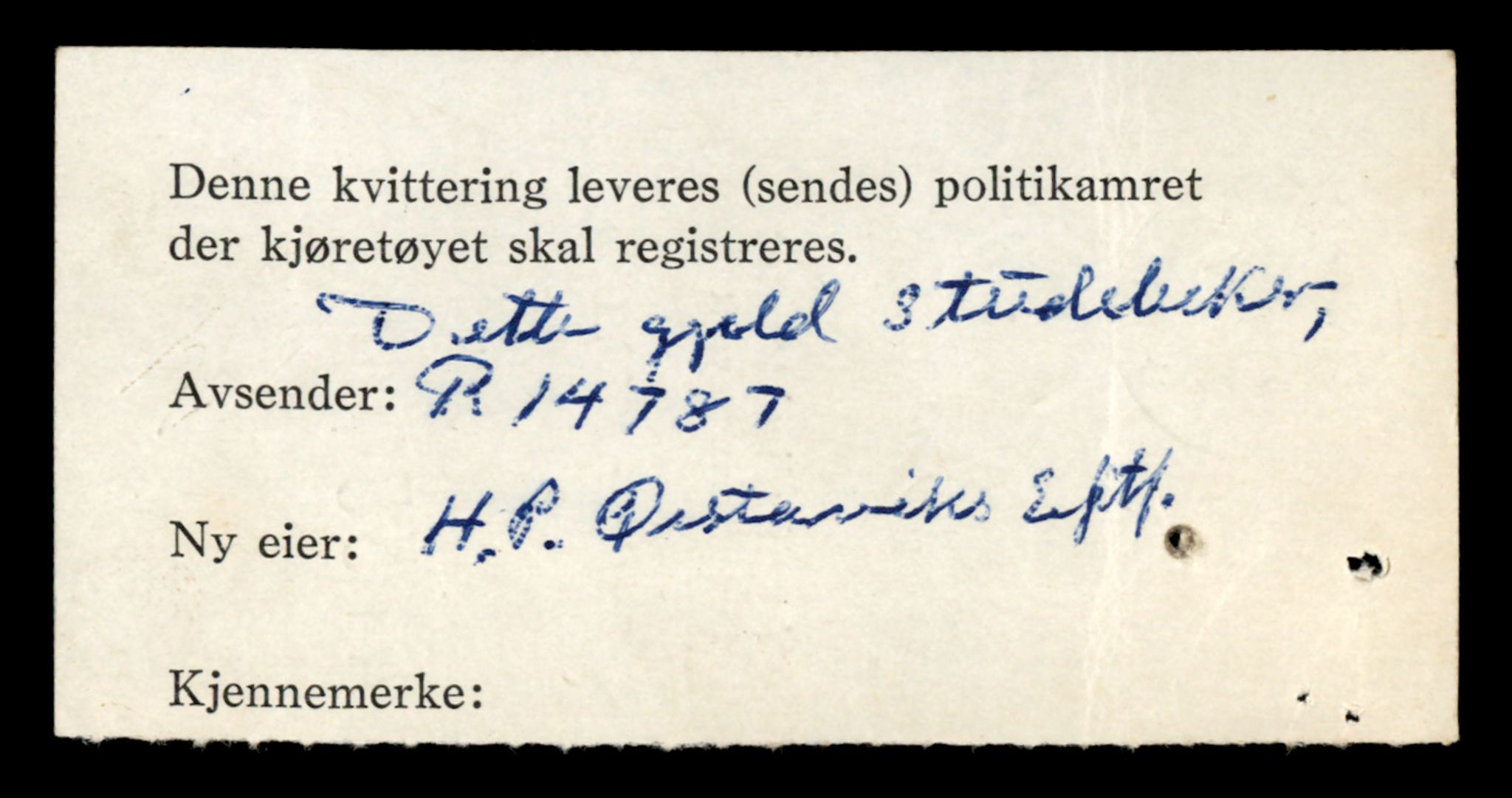 Møre og Romsdal vegkontor - Ålesund trafikkstasjon, AV/SAT-A-4099/F/Fe/L0036: Registreringskort for kjøretøy T 12831 - T 13030, 1927-1998, p. 494