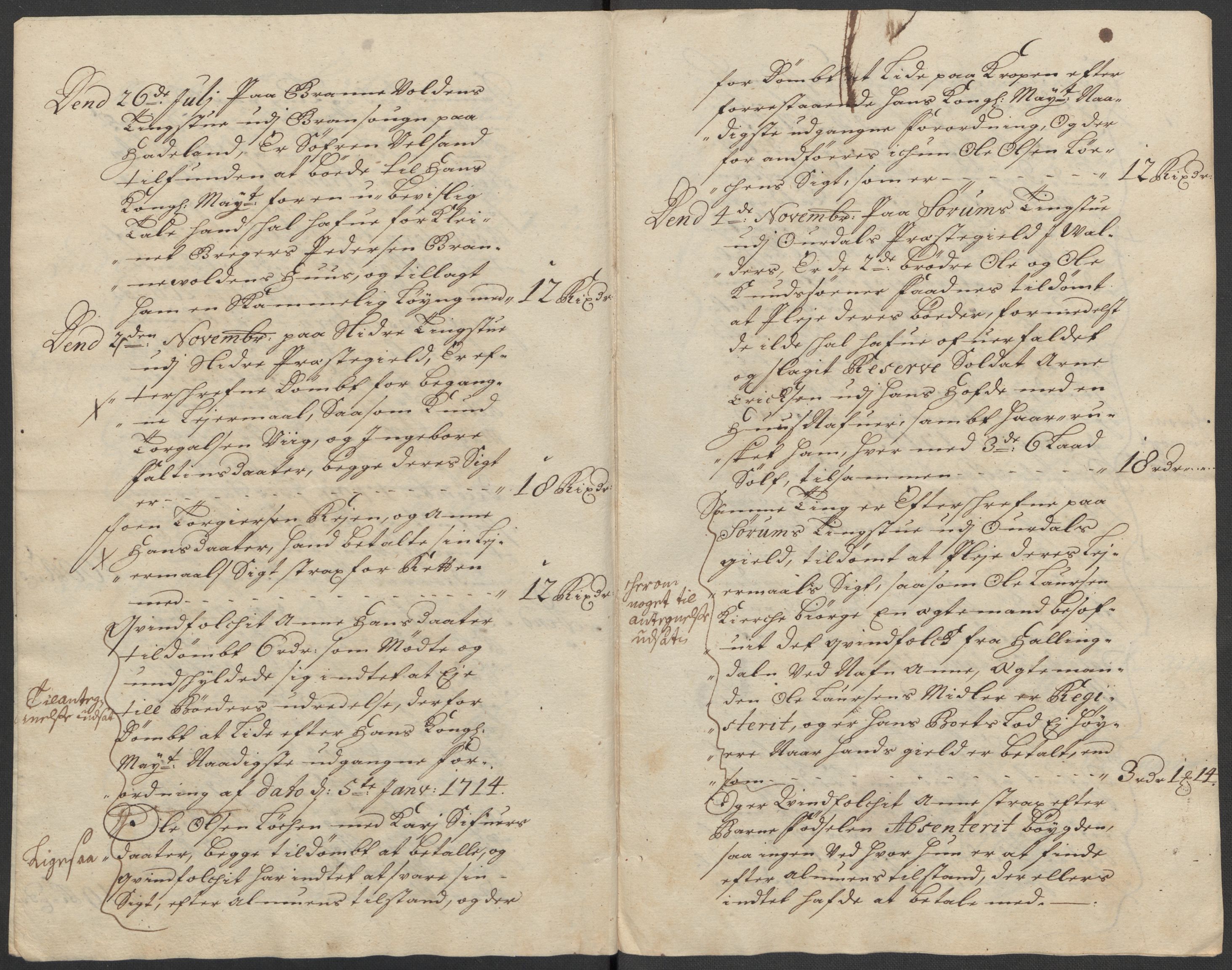 Rentekammeret inntil 1814, Reviderte regnskaper, Fogderegnskap, AV/RA-EA-4092/R18/L1314: Fogderegnskap Hadeland, Toten og Valdres, 1715, p. 323