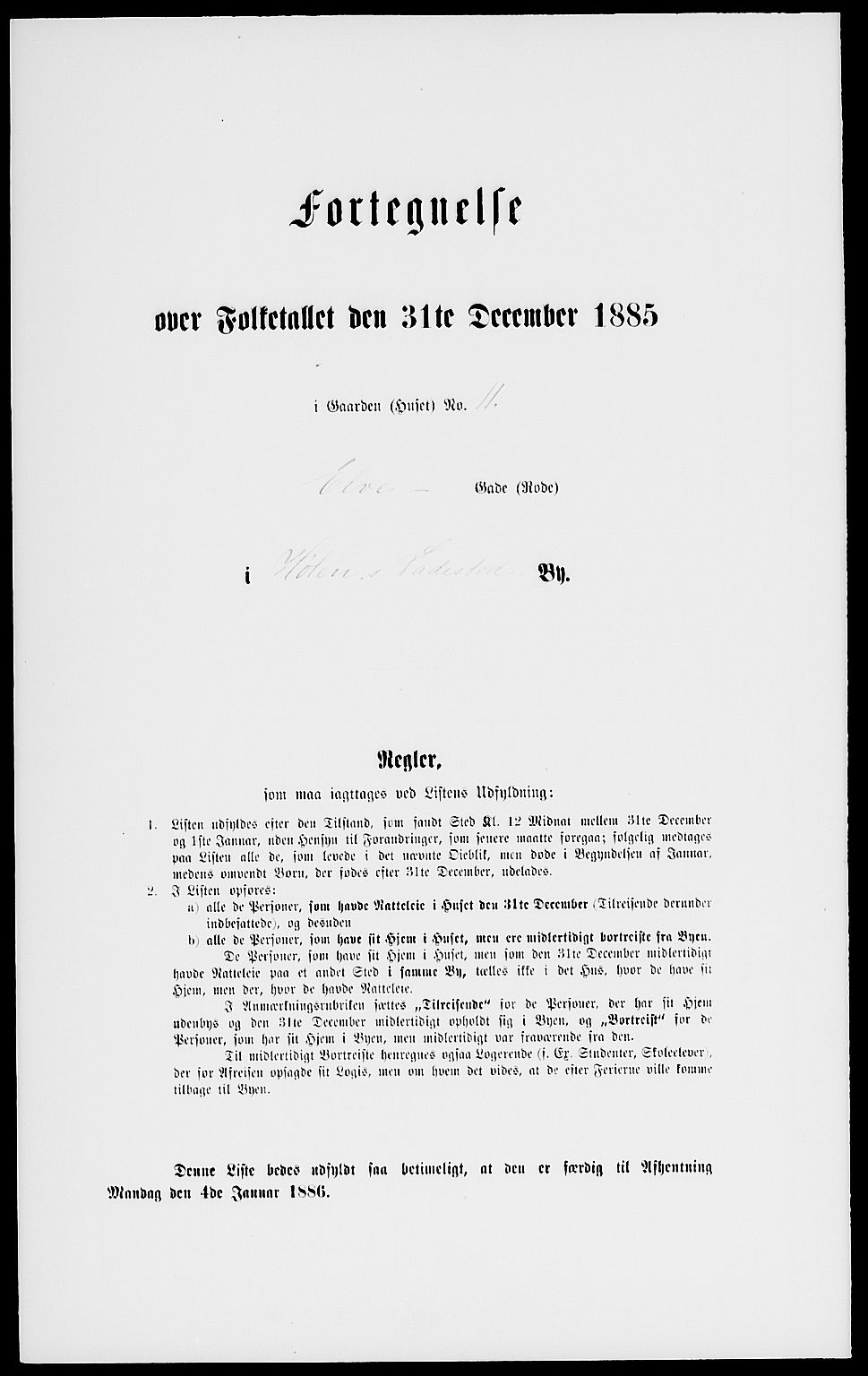 RA, 1885 census for 0204 Hølen, 1885, p. 27