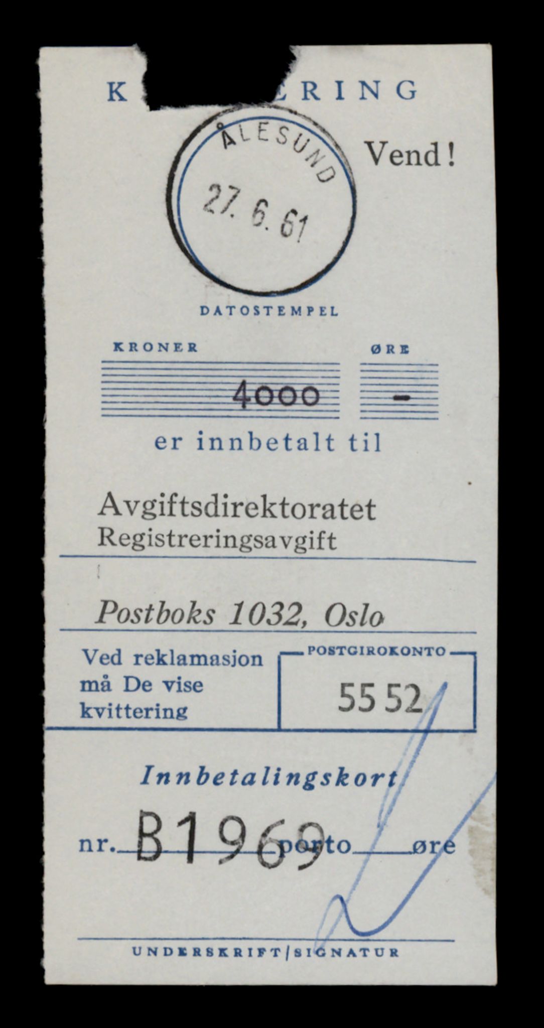 Møre og Romsdal vegkontor - Ålesund trafikkstasjon, AV/SAT-A-4099/F/Fe/L0010: Registreringskort for kjøretøy T 1050 - T 1169, 1927-1998, p. 2389