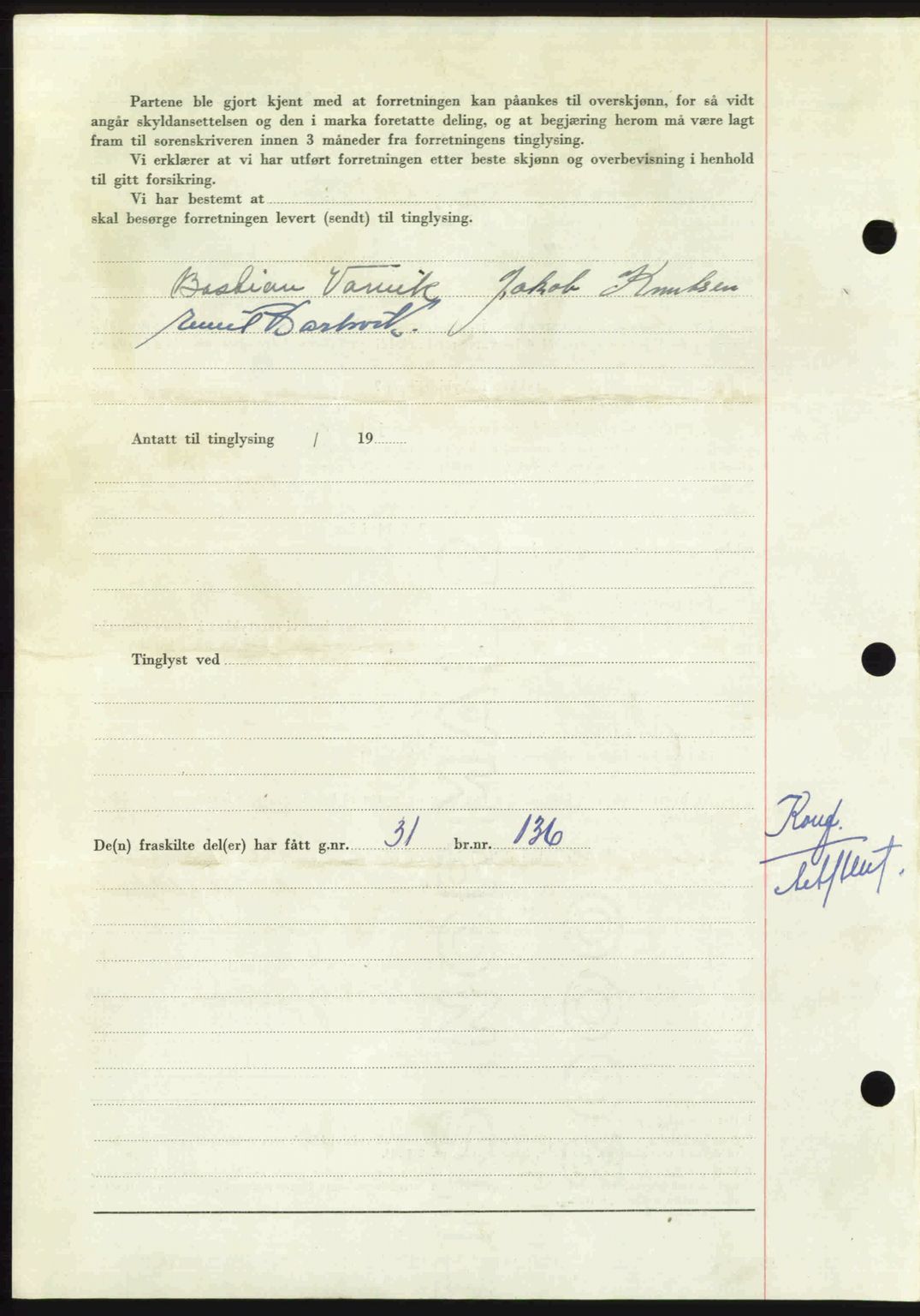 Nordmøre sorenskriveri, AV/SAT-A-4132/1/2/2Ca: Mortgage book no. A114, 1950-1950, Diary no: : 789/1950